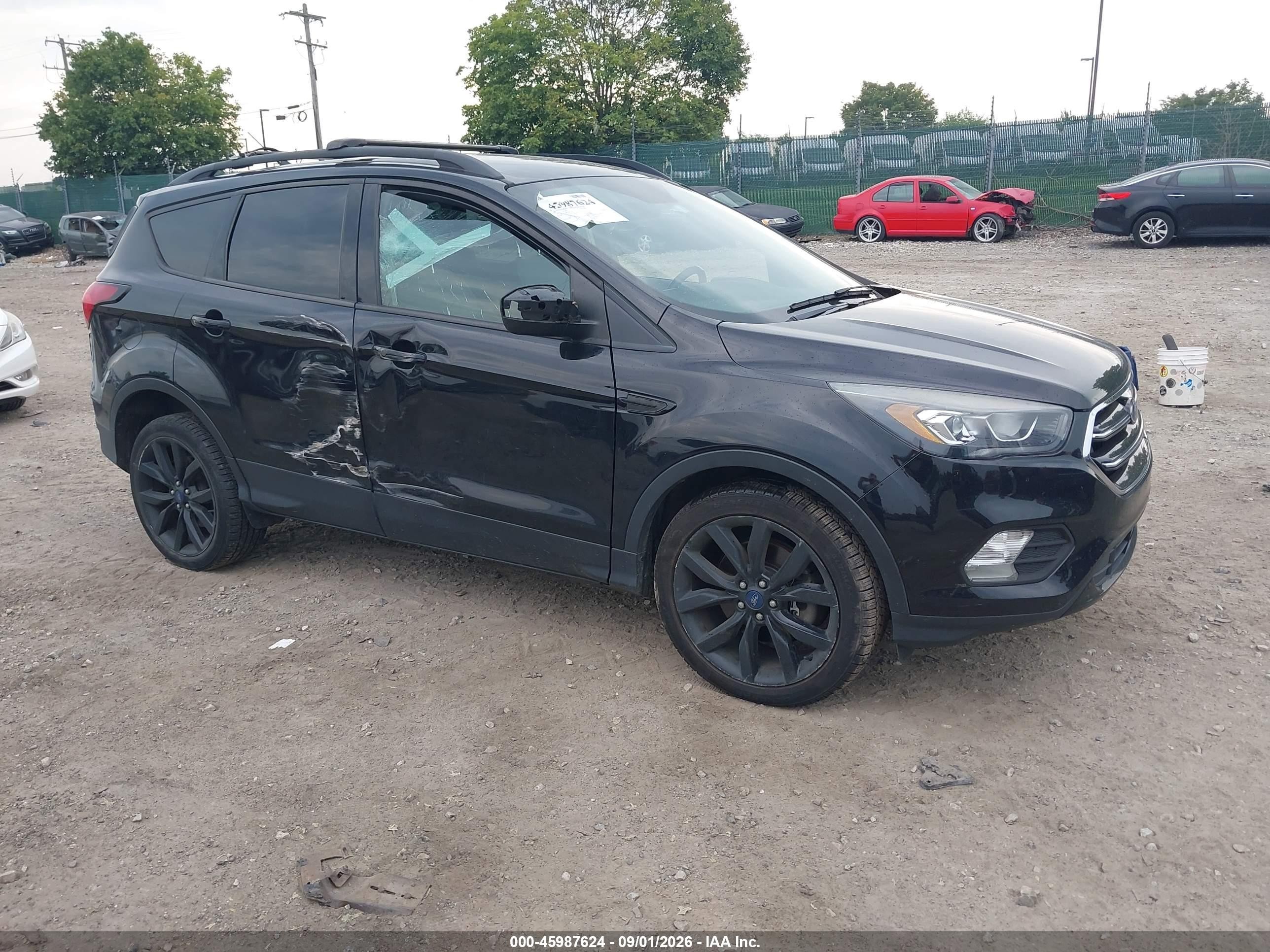 2019 Ford Escape Se Black vin: 1FMCU9GD8KUB43994