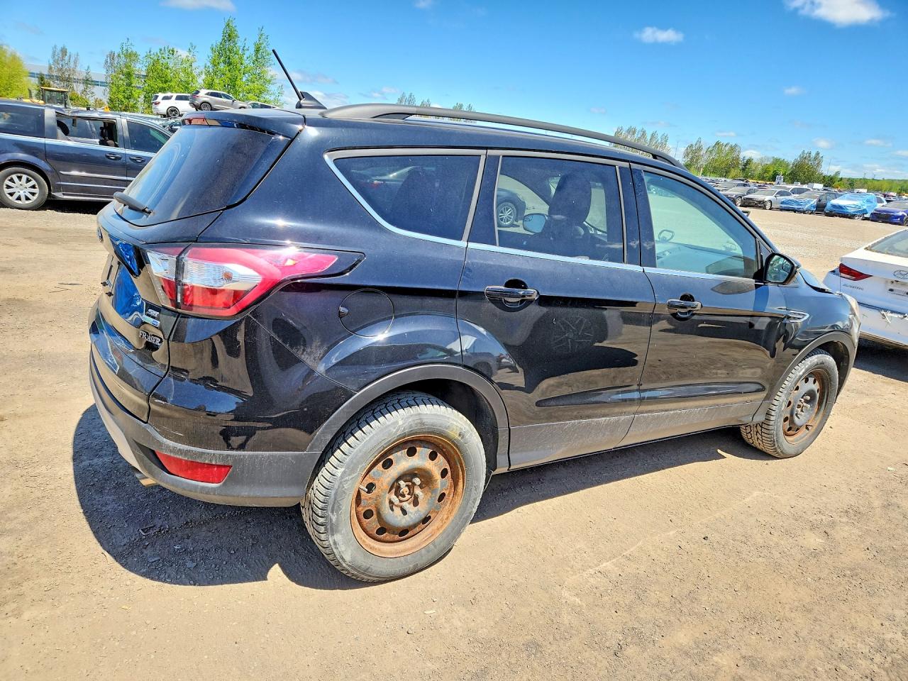2018 Ford Escape Se Black vin: 1FMCU9GD9JUA76370