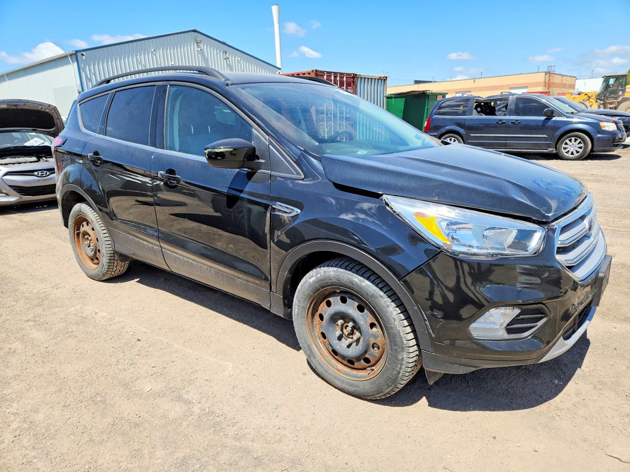 2018 Ford Escape Se Black vin: 1FMCU9GD9JUA76370
