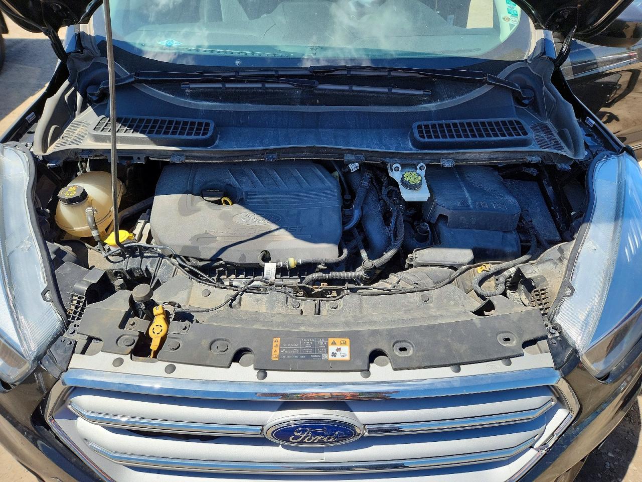 2018 Ford Escape Se Black vin: 1FMCU9GD9JUA76370