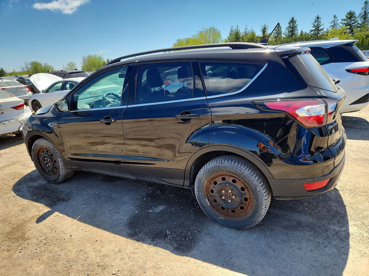 2018 Ford Escape Se Black vin: 1FMCU9GD9JUA76370