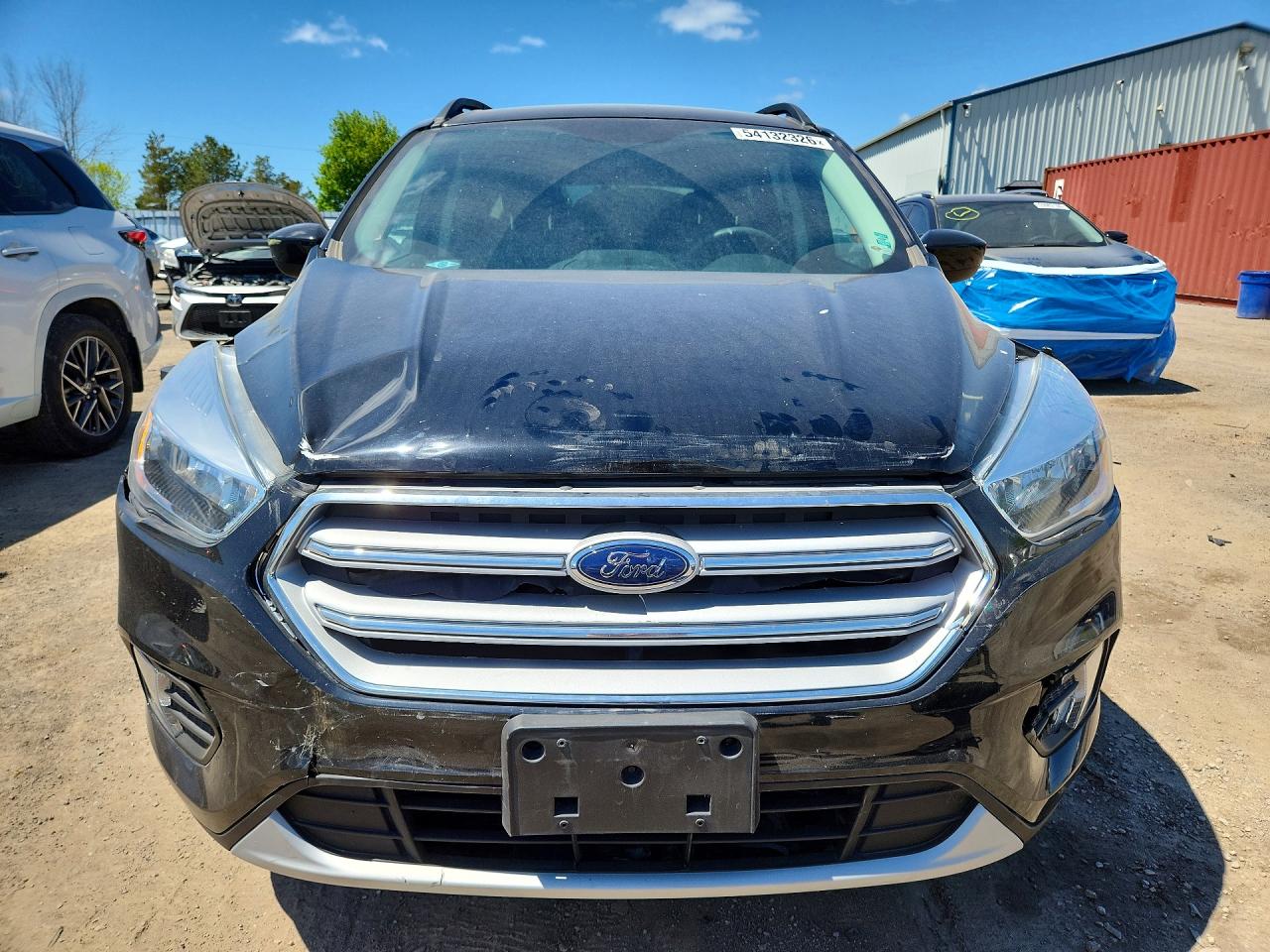 2018 Ford Escape Se Black vin: 1FMCU9GD9JUA76370