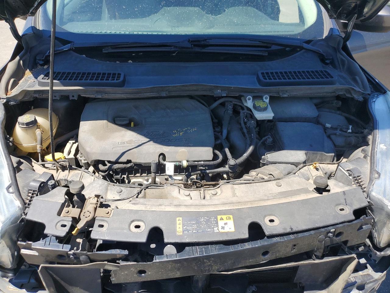 2017 Ford Escape Se Gray vin: 1FMCU9GDXHUA06077