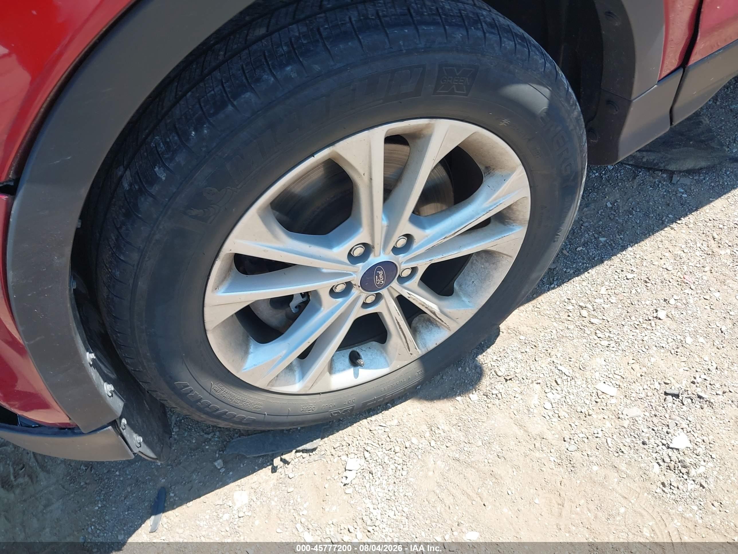 2018 Ford Escape Se Red vin: 1FMCU9GDXJUA47413