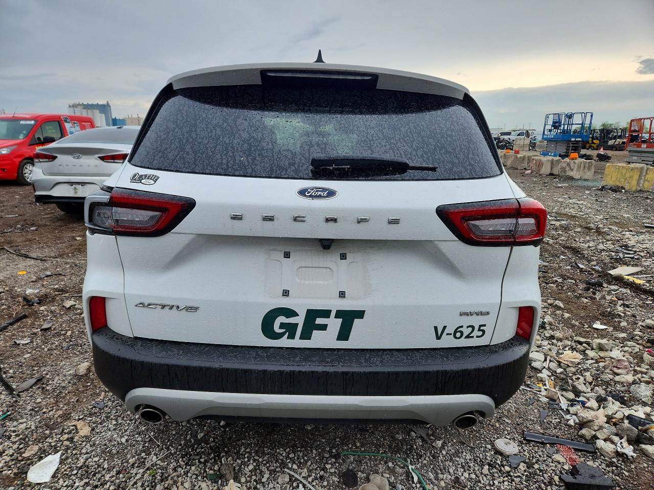 2024 Ford Escape Active White vin: 1FMCU9GN0RUB06554