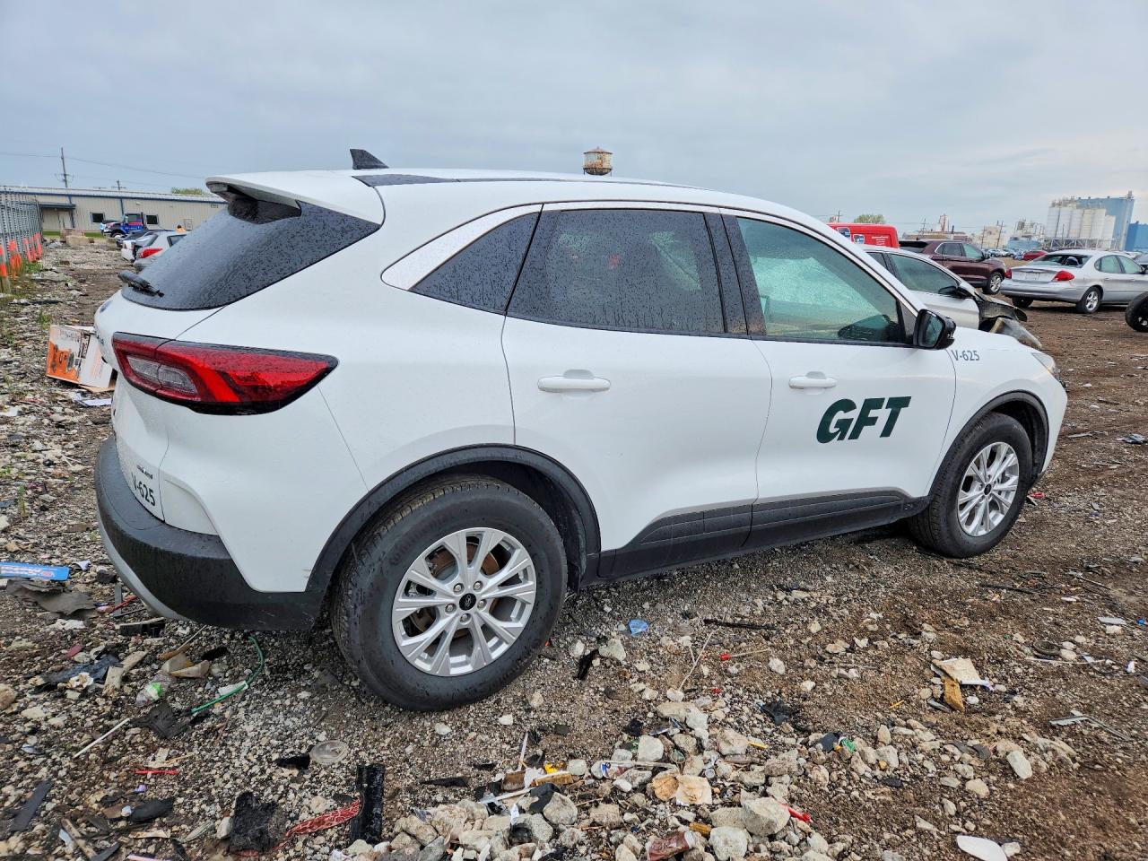 2024 Ford Escape Active White vin: 1FMCU9GN0RUB06554