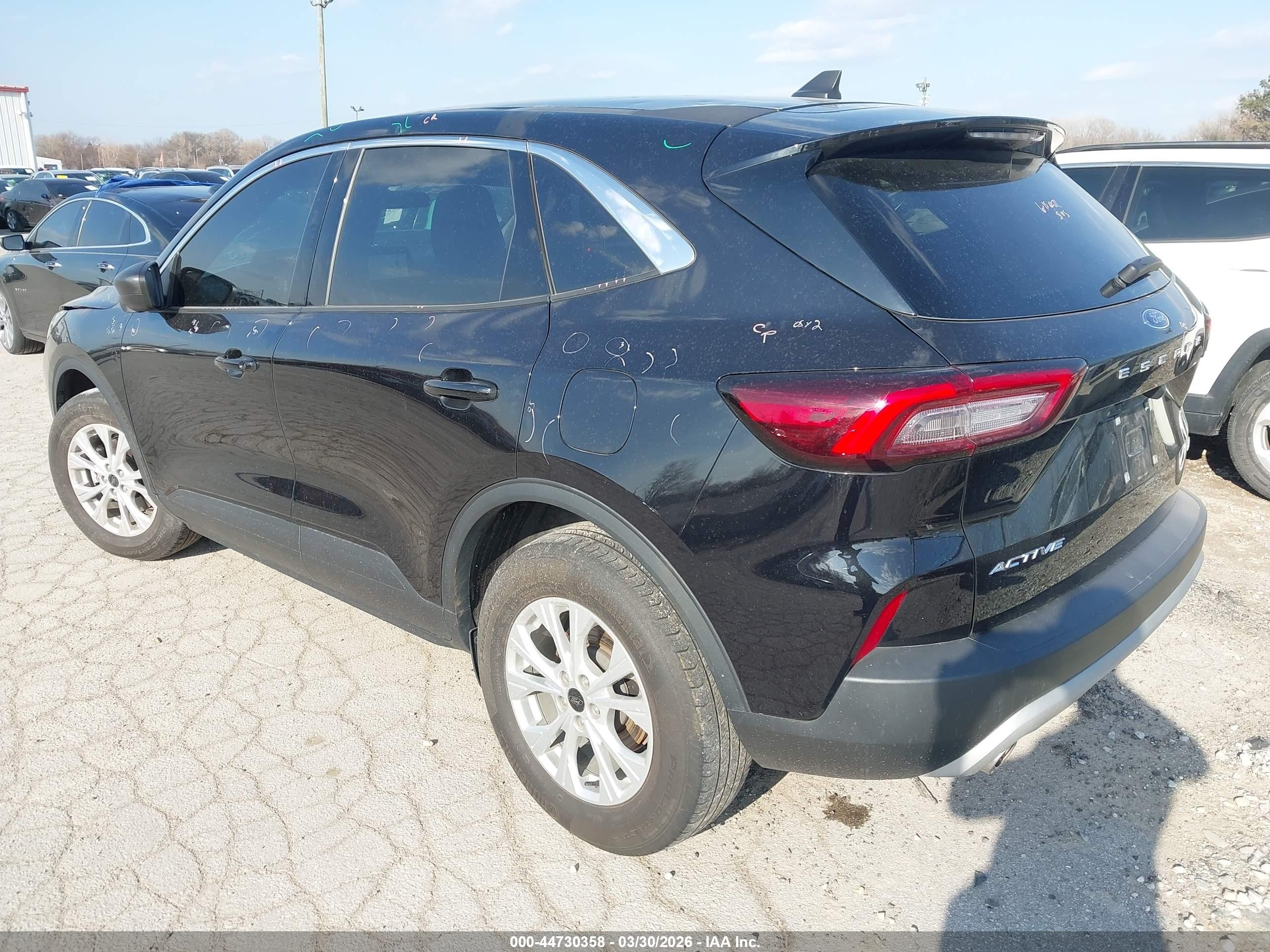 2023 Ford Escape Active Black vin: 1FMCU9GN1PUA06475