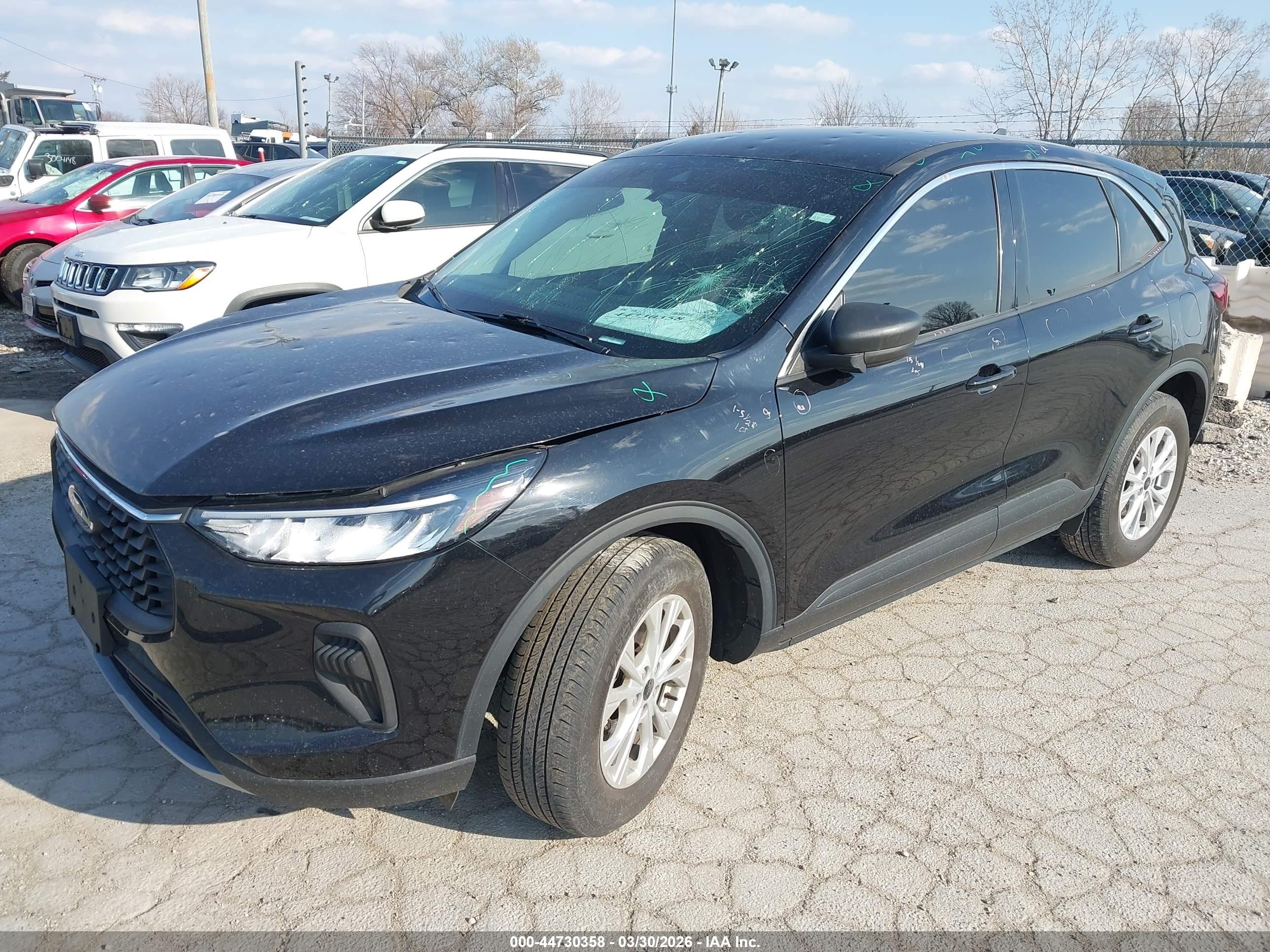 2023 Ford Escape Active Black vin: 1FMCU9GN1PUA06475