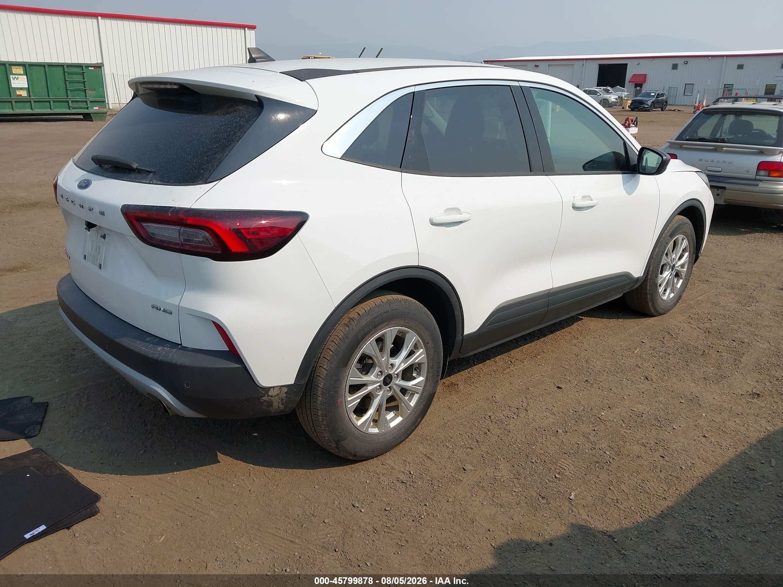 2023 Ford Escape Active White vin: 1FMCU9GN1PUA55353
