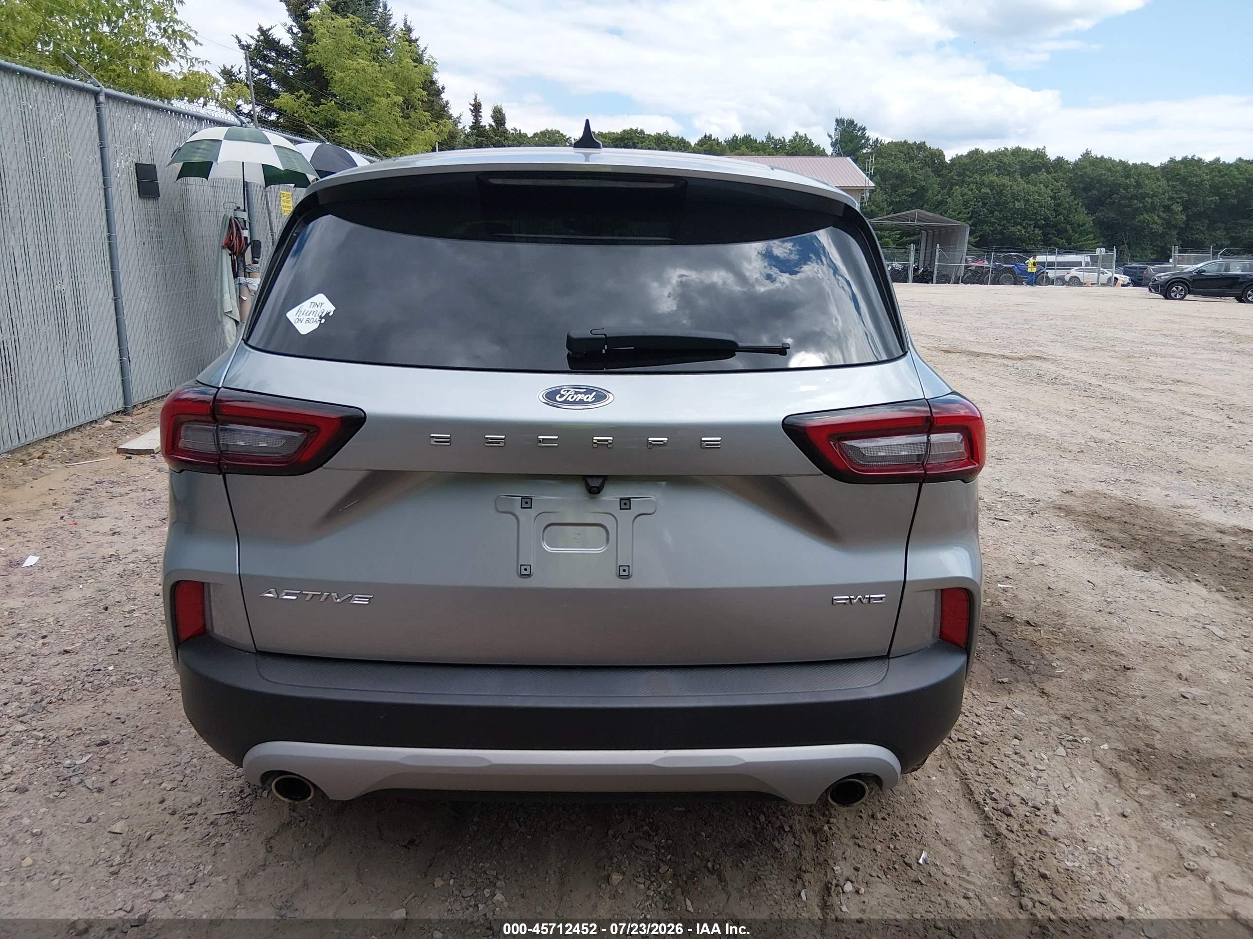 2024 Ford Escape Active Silver vin: 1FMCU9GN1RUA12280