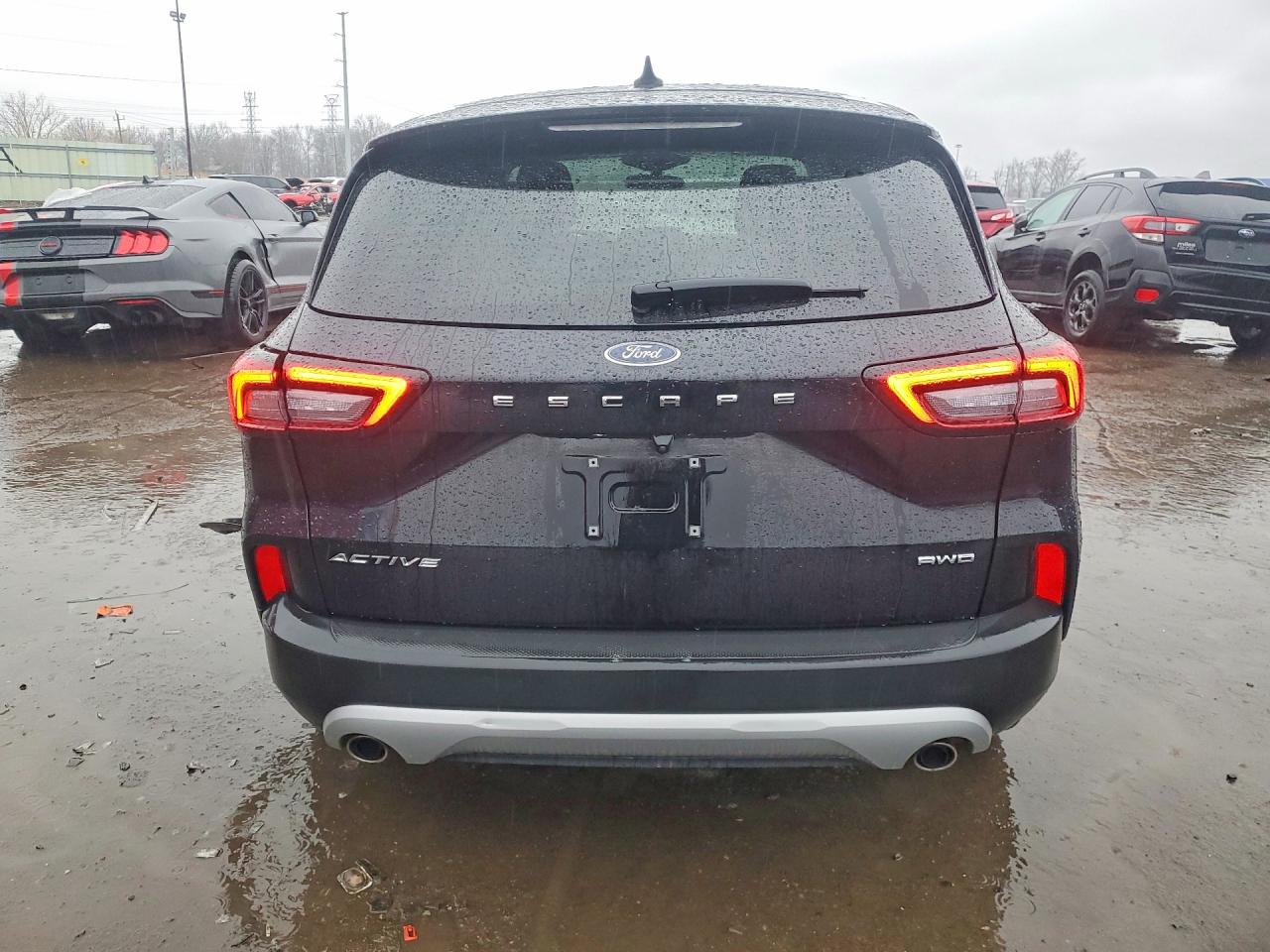 2023 Ford Escape Active Black vin: 1FMCU9GN4PUA88041