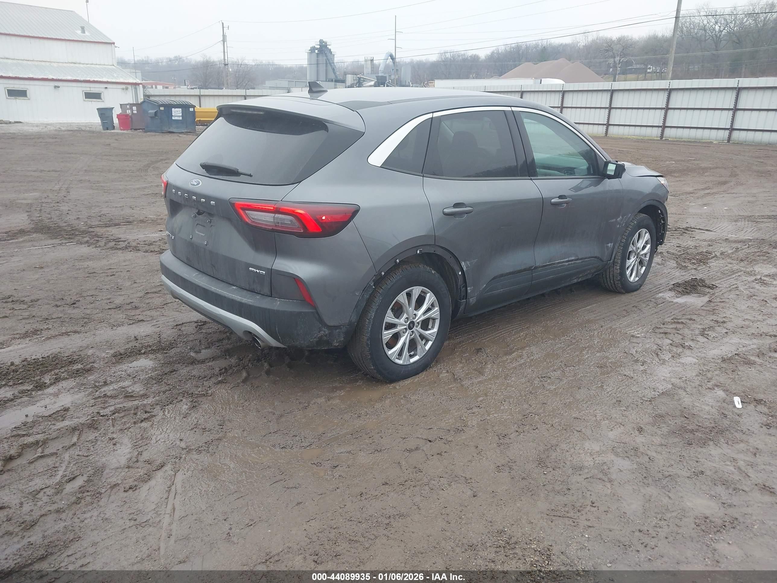 2023 Ford Escape Active Серый vin: 1FMCU9GN6PUA86209