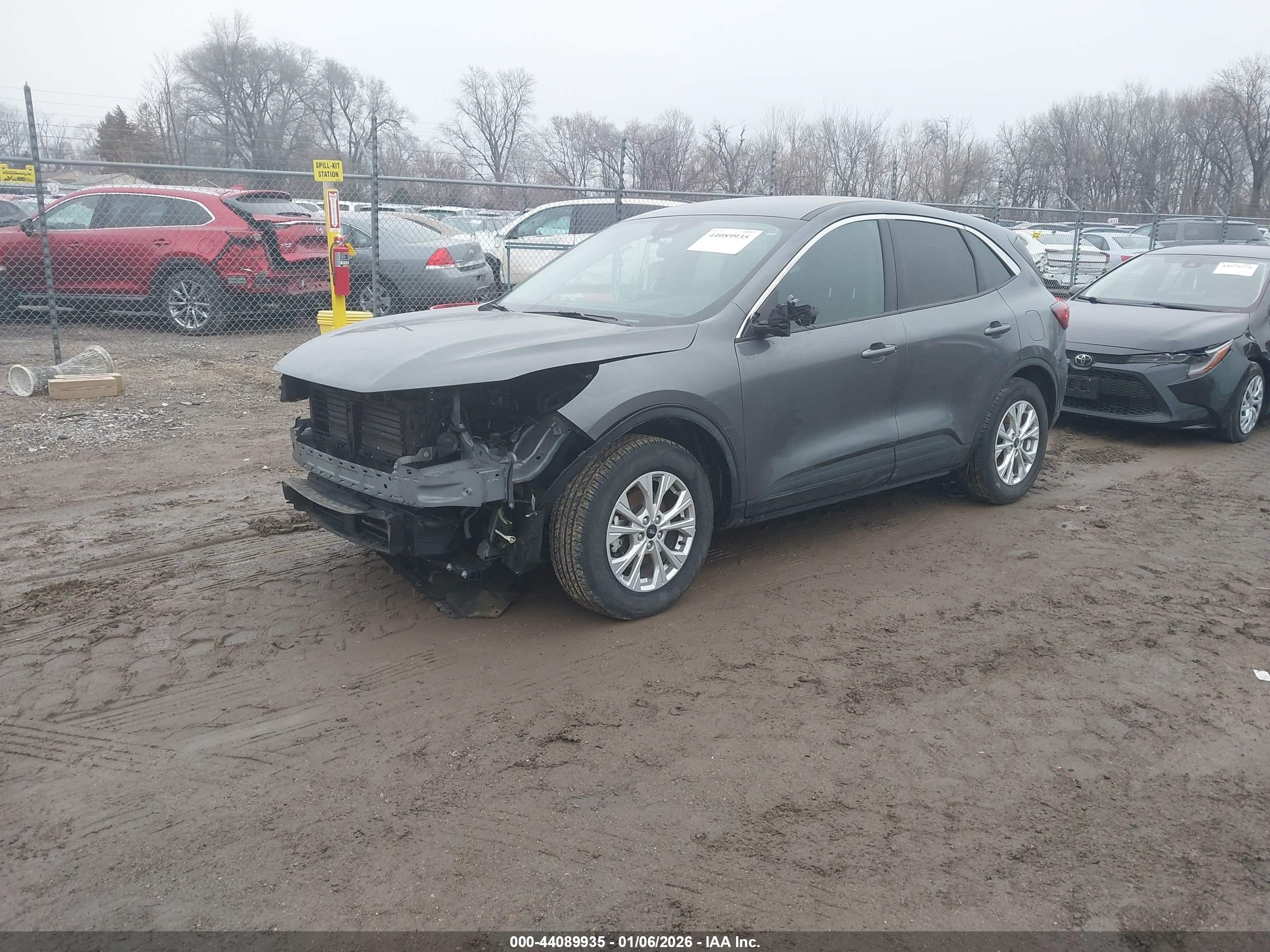 2023 Ford Escape Active Серый vin: 1FMCU9GN6PUA86209