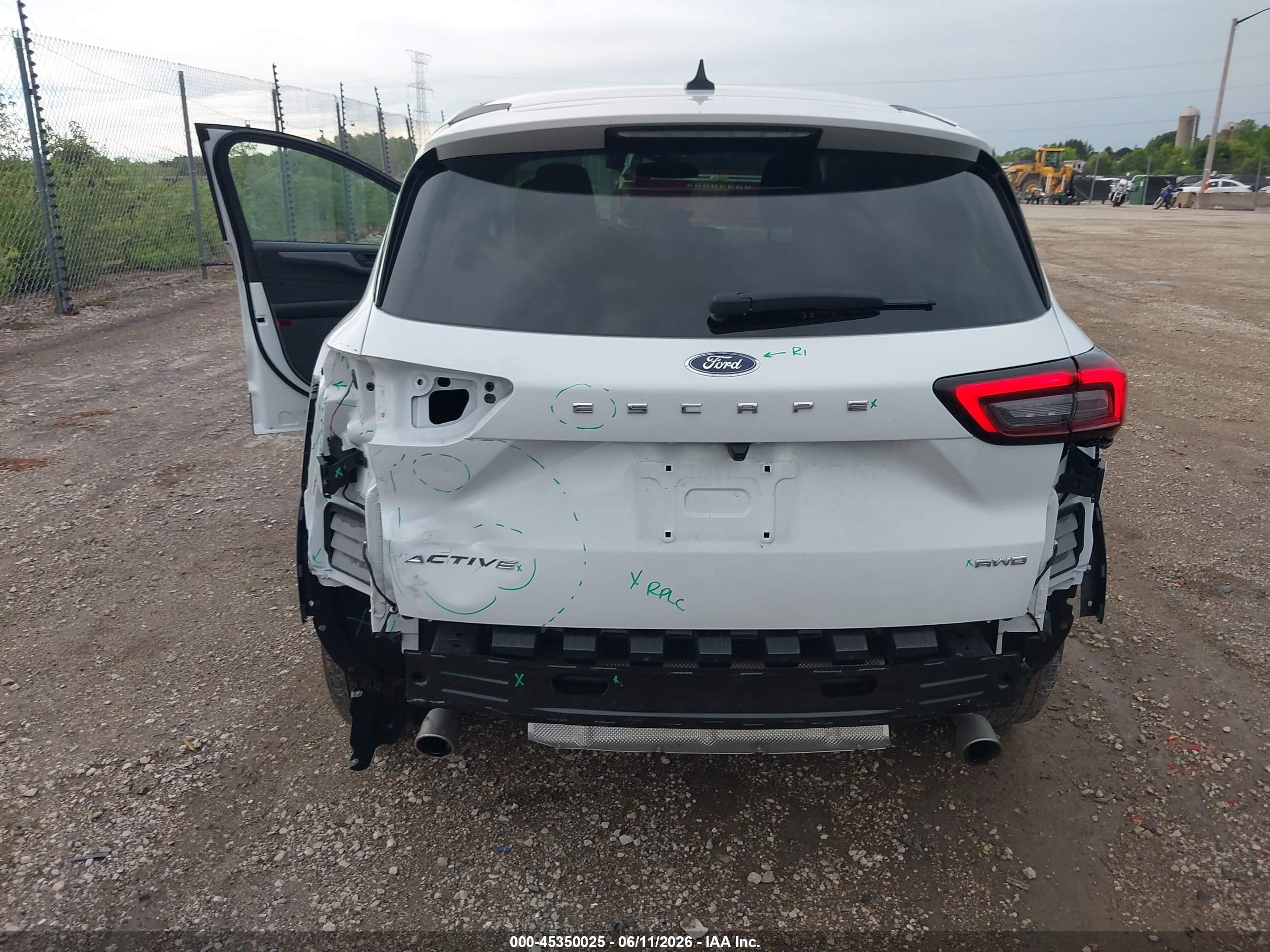 2025 Ford Escape Active Black vin: 1FMCU9GN8SUB32101