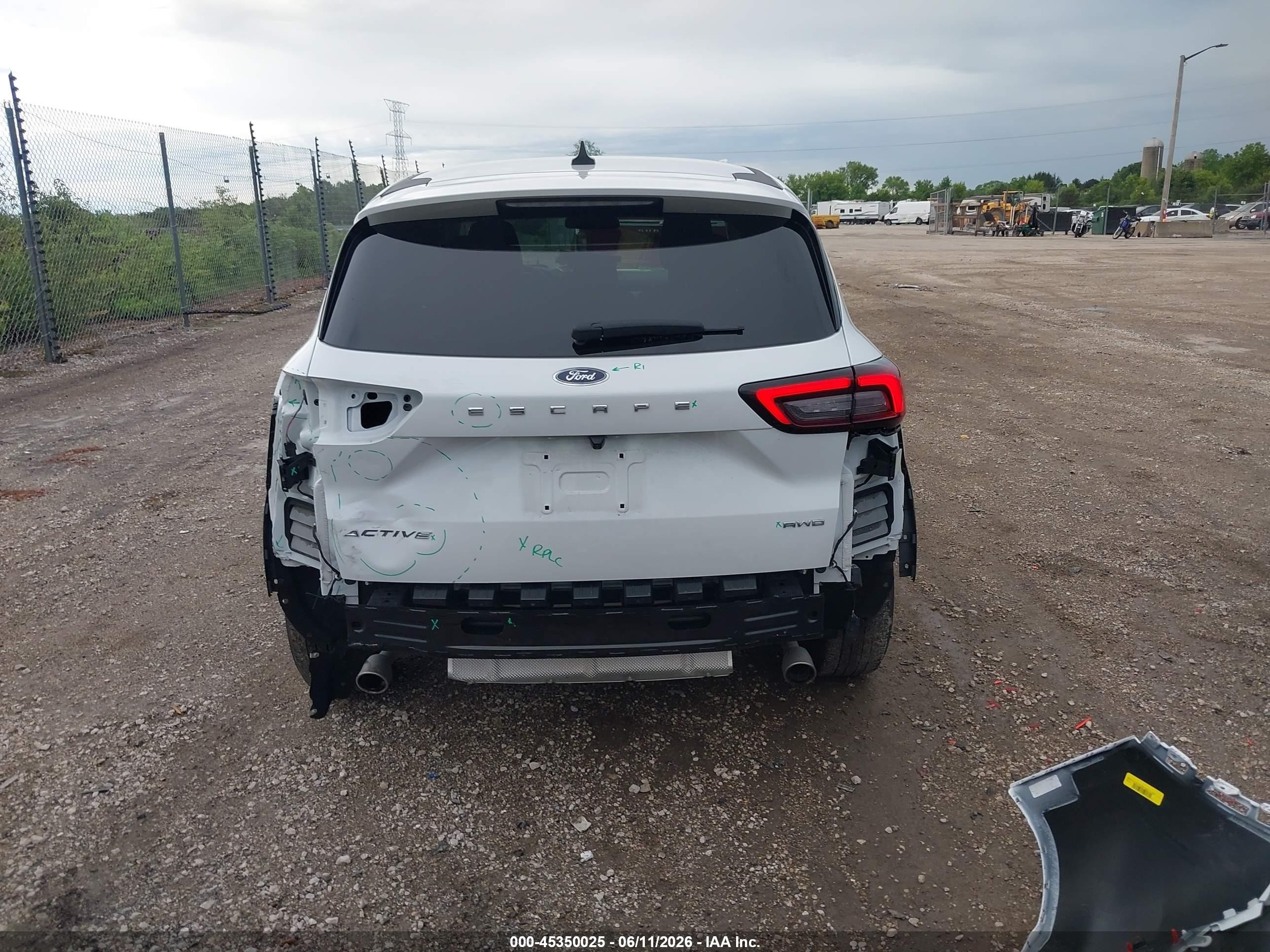 2025 Ford Escape Active Black vin: 1FMCU9GN8SUB32101