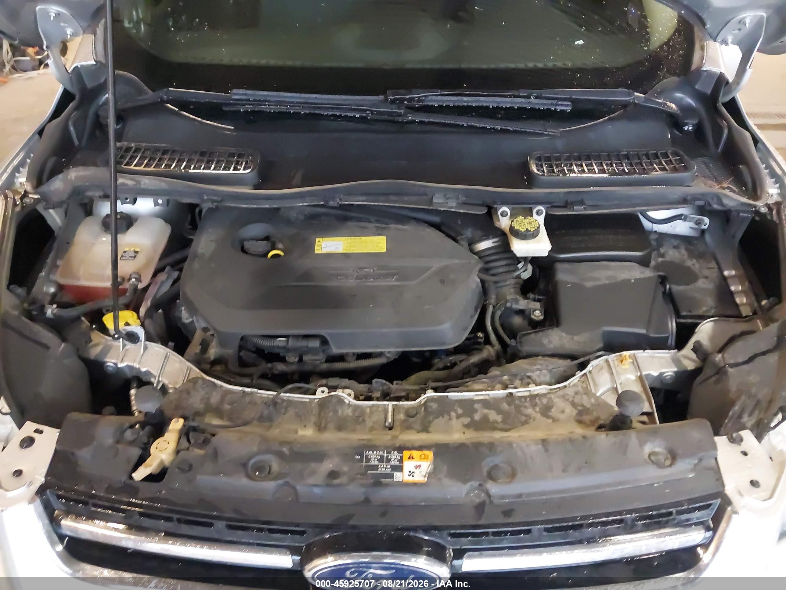 2013 Ford Escape Se Gray vin: 1FMCU9GX0DUA03824