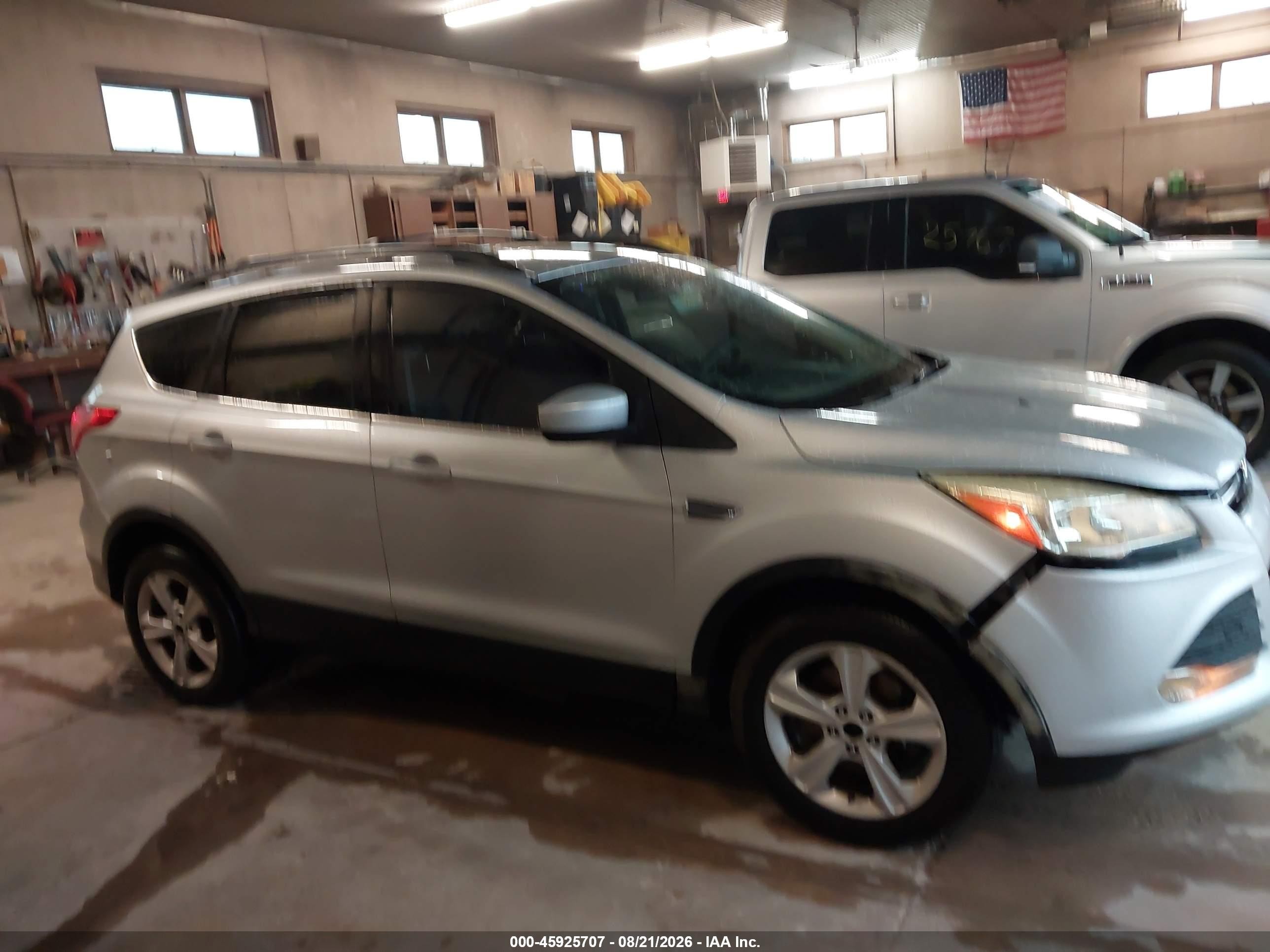 2013 Ford Escape Se Gray vin: 1FMCU9GX0DUA03824
