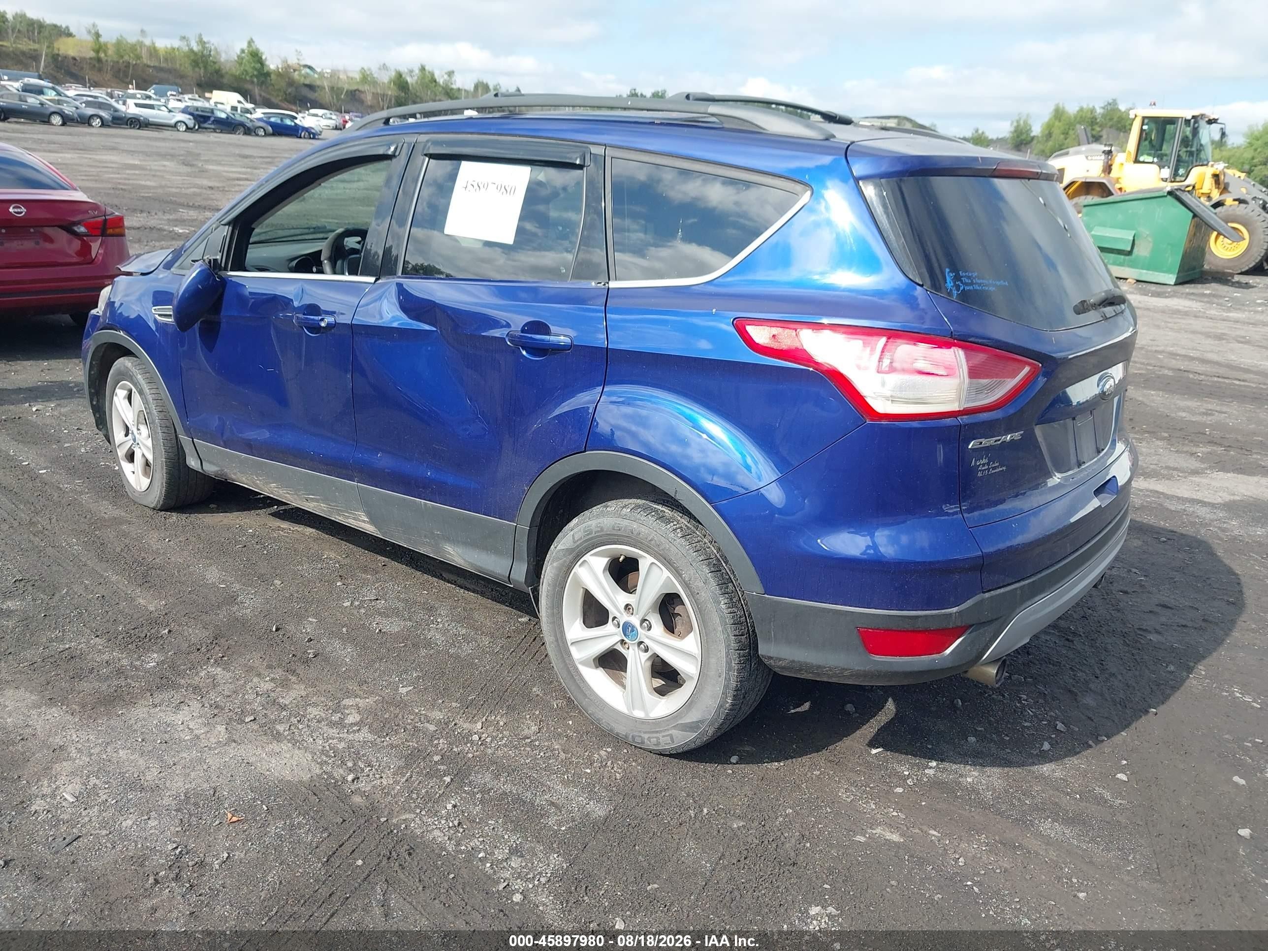 2013 Ford Escape Se Синий vin: 1FMCU9GX0DUA19781