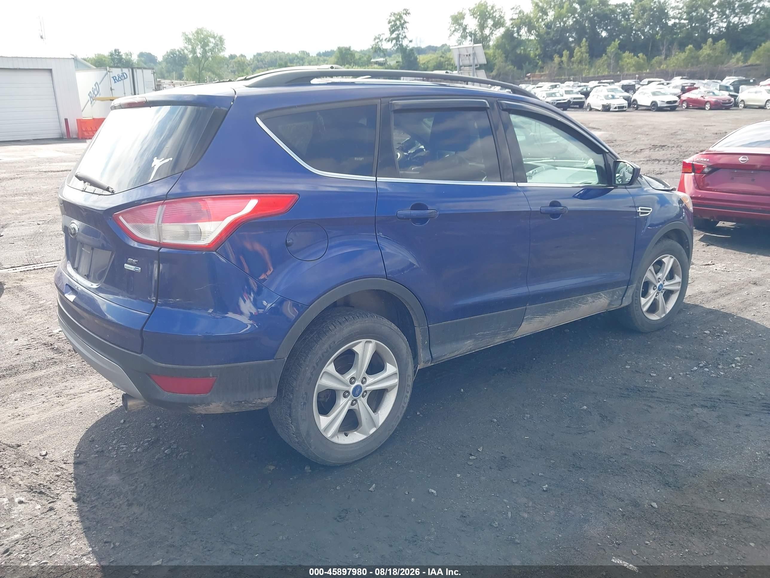 2013 Ford Escape Se Синий vin: 1FMCU9GX0DUA19781