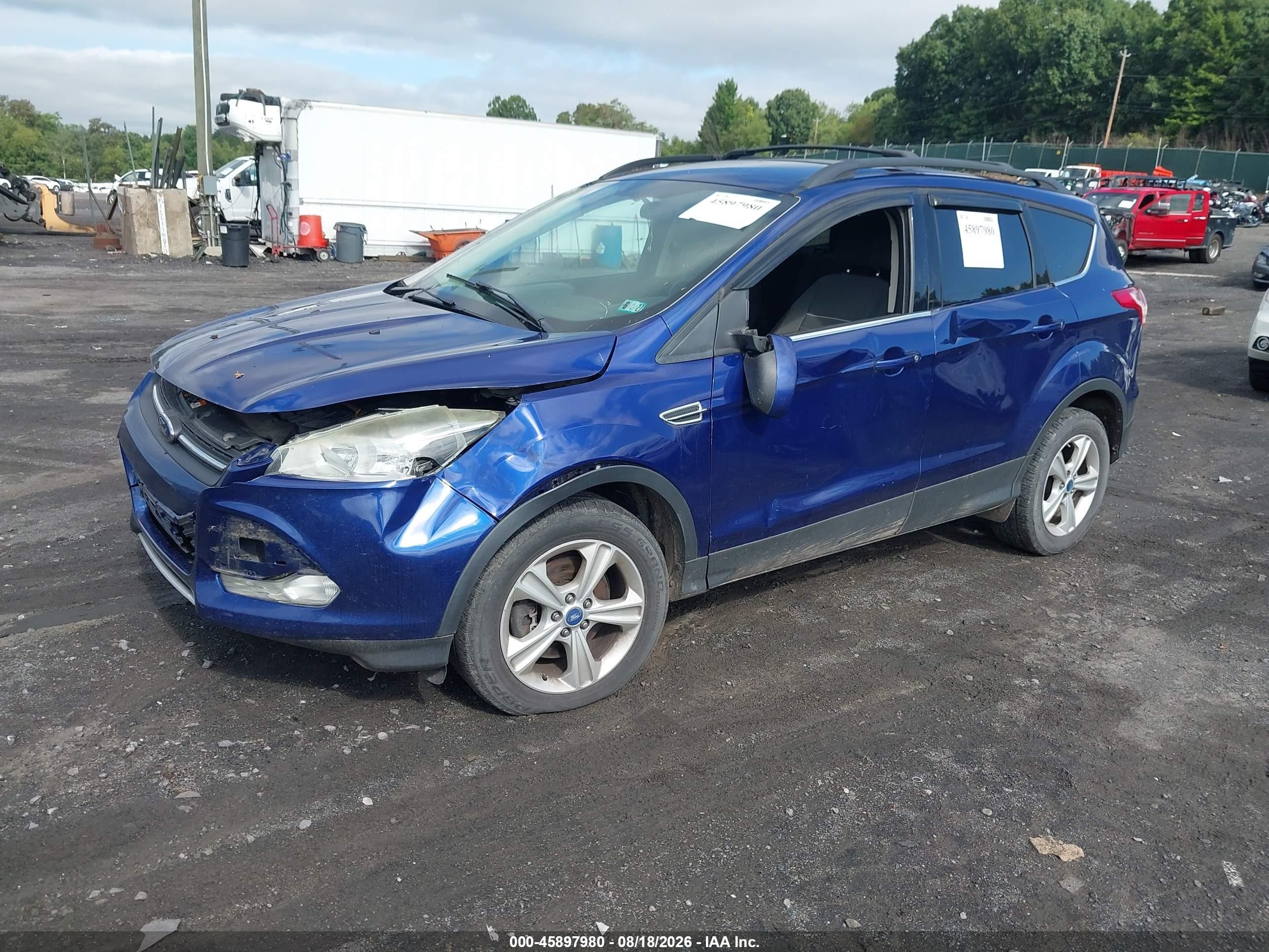 2013 Ford Escape Se Синий vin: 1FMCU9GX0DUA19781
