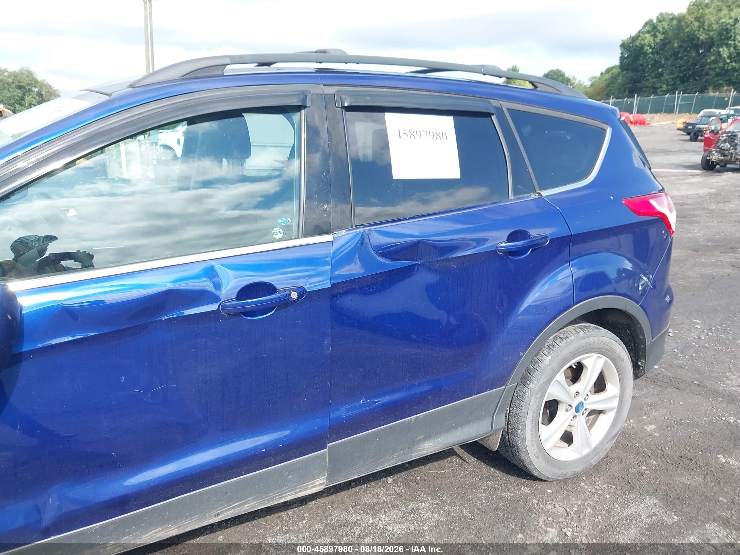 2013 Ford Escape Se Синий vin: 1FMCU9GX0DUA19781