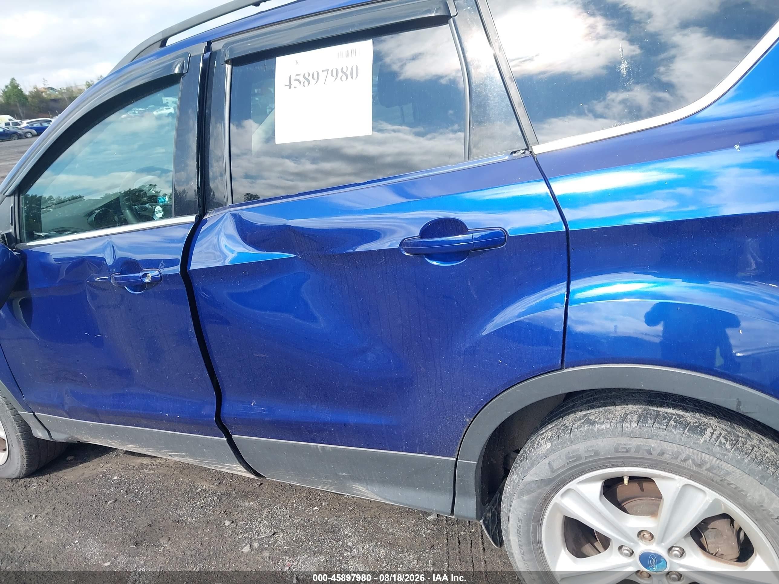 2013 Ford Escape Se Синий vin: 1FMCU9GX0DUA19781