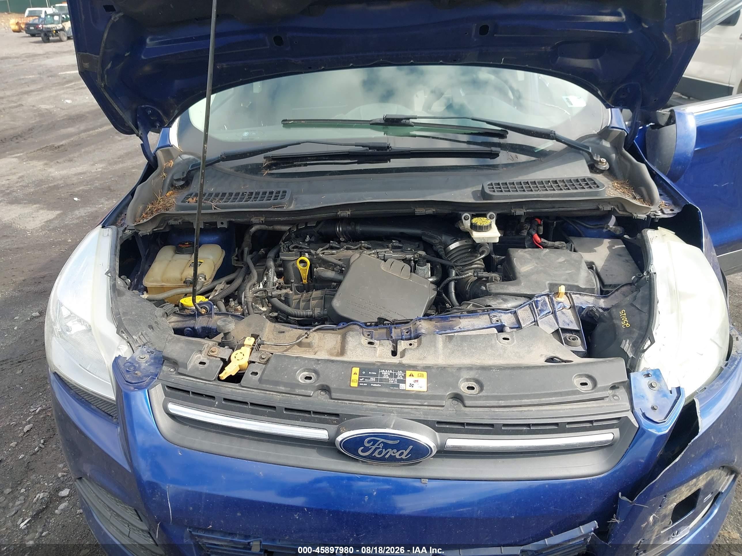 2013 Ford Escape Se Синий vin: 1FMCU9GX0DUA19781