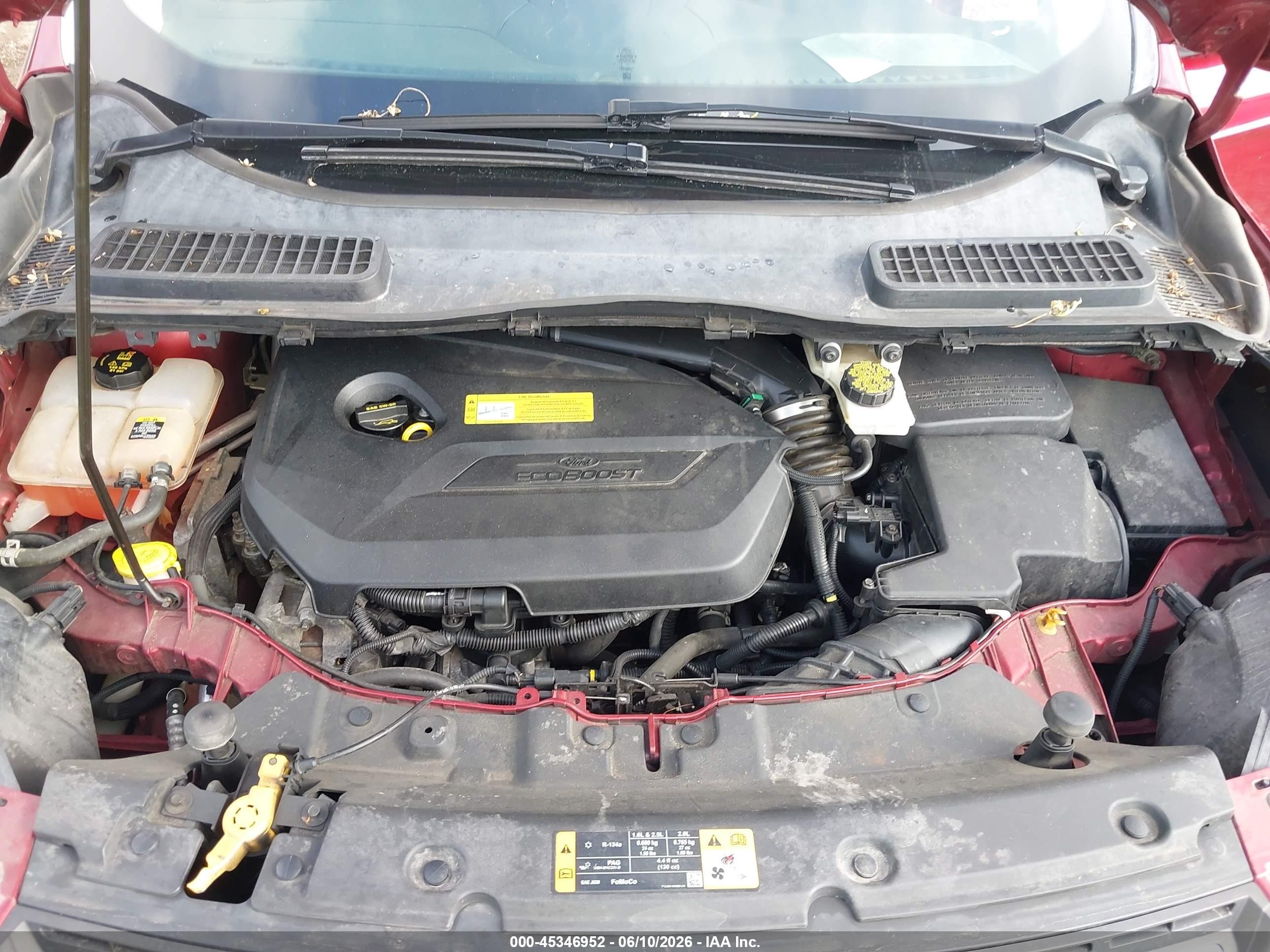 2013 Ford Escape Se Red vin: 1FMCU9GX0DUA93007