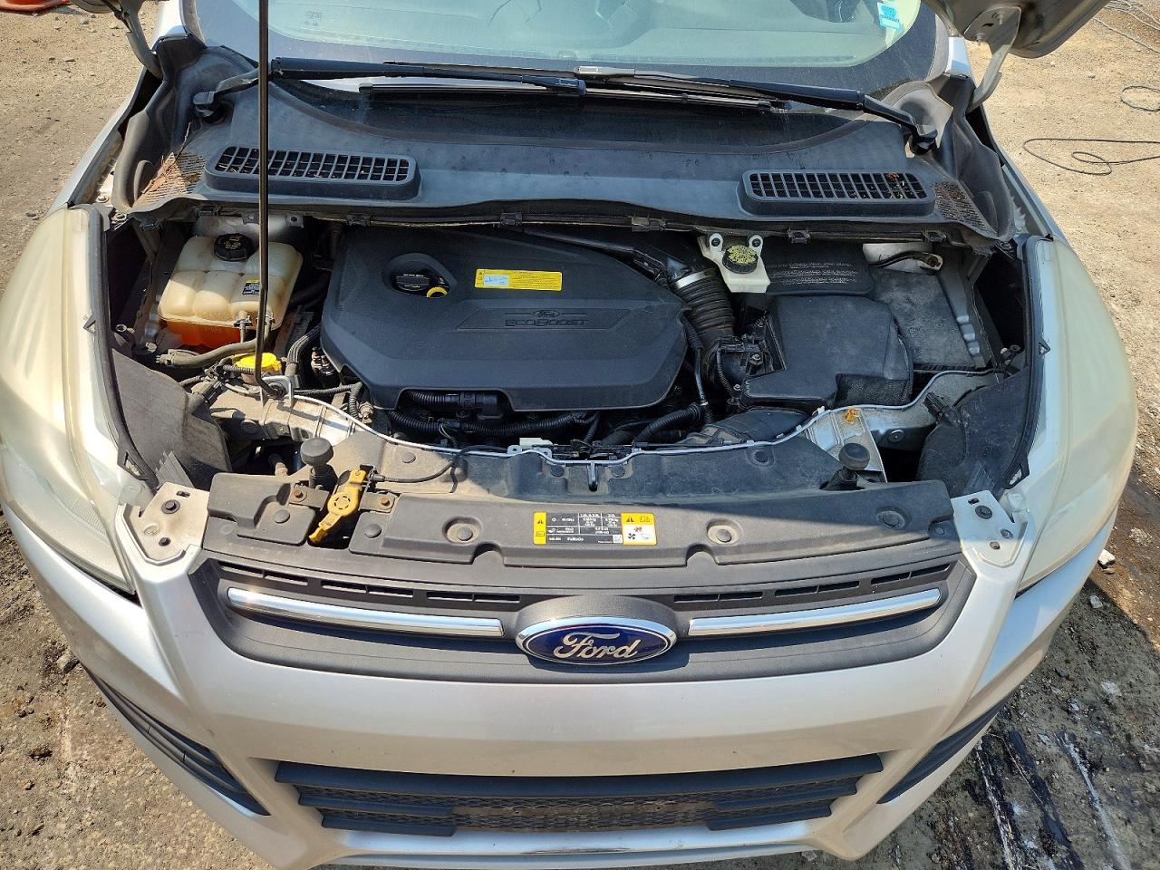 2013 Ford Escape Se Silver vin: 1FMCU9GX0DUB02594