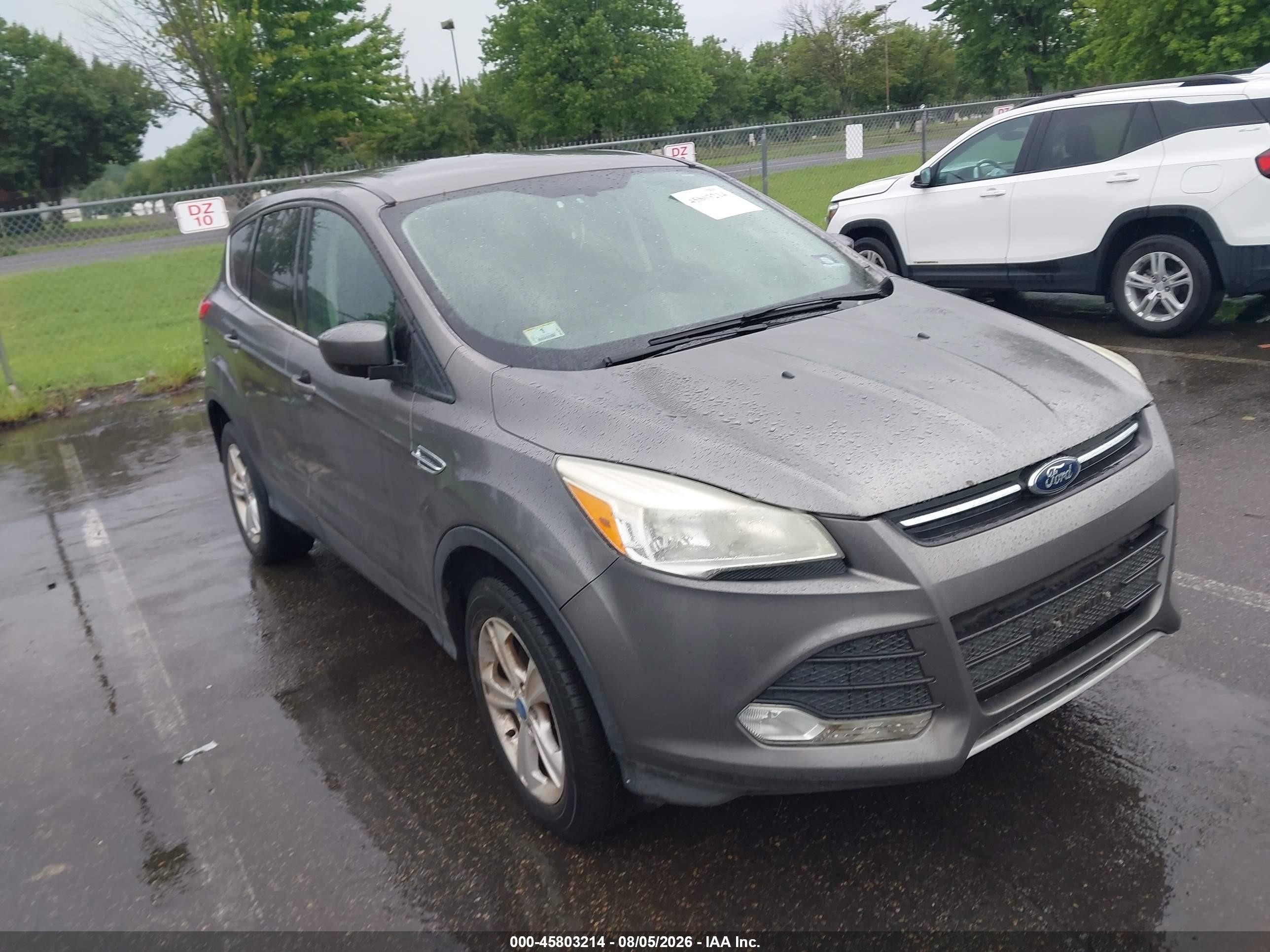 2013 Ford Escape Se Gray vin: 1FMCU9GX0DUB35580