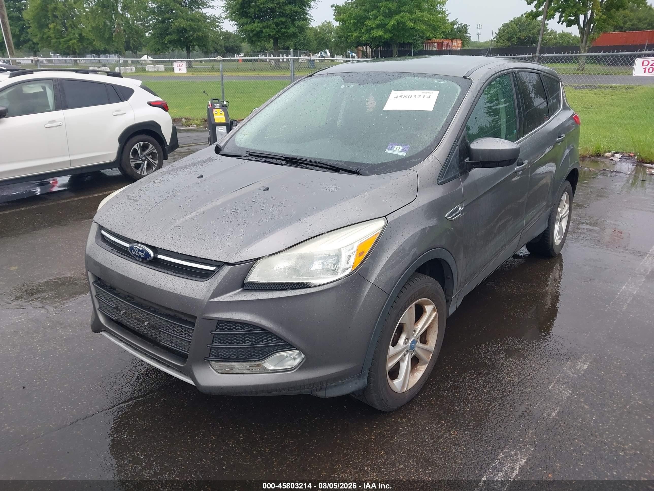 2013 Ford Escape Se Gray vin: 1FMCU9GX0DUB35580