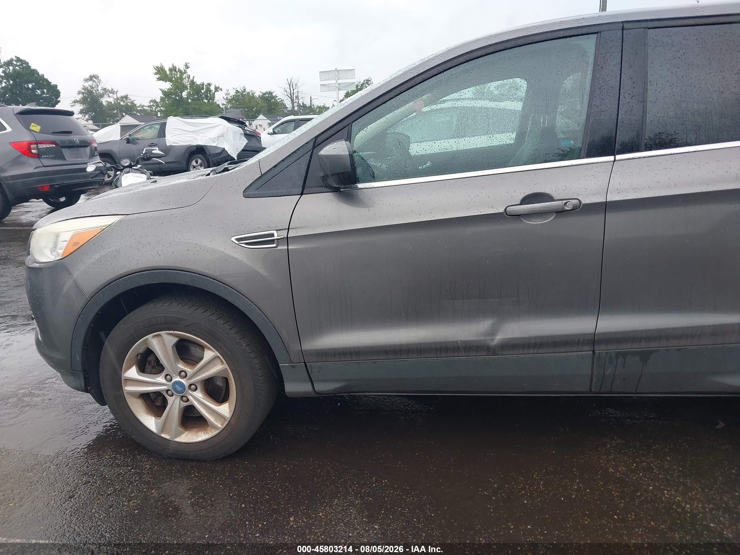 2013 Ford Escape Se Gray vin: 1FMCU9GX0DUB35580