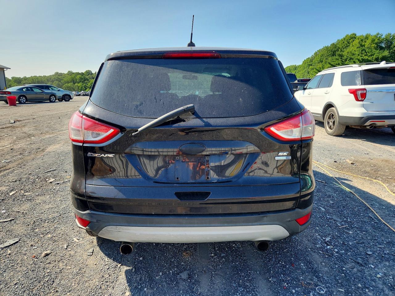 2013 Ford Escape Se Черный vin: 1FMCU9GX0DUB76212