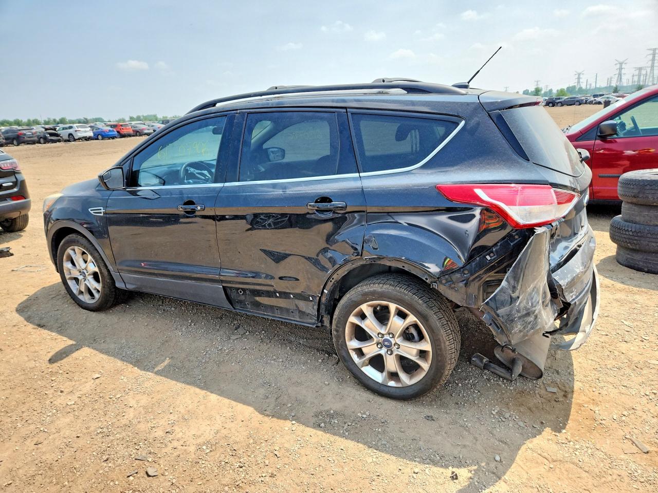 2013 Ford Escape Se Black vin: 1FMCU9GX0DUB78932