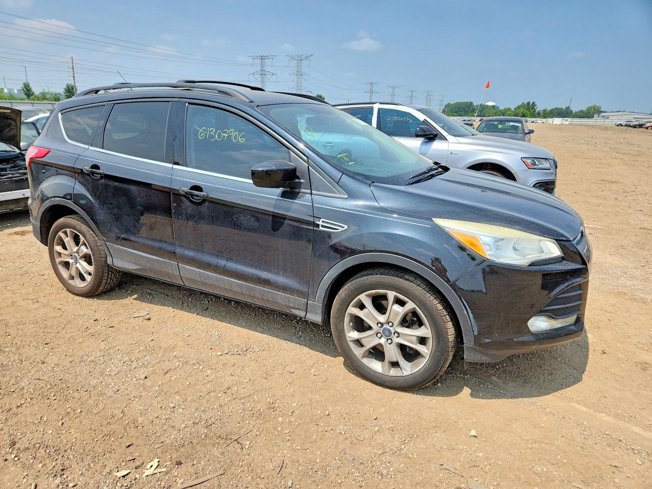 2013 Ford Escape Se Black vin: 1FMCU9GX0DUB78932