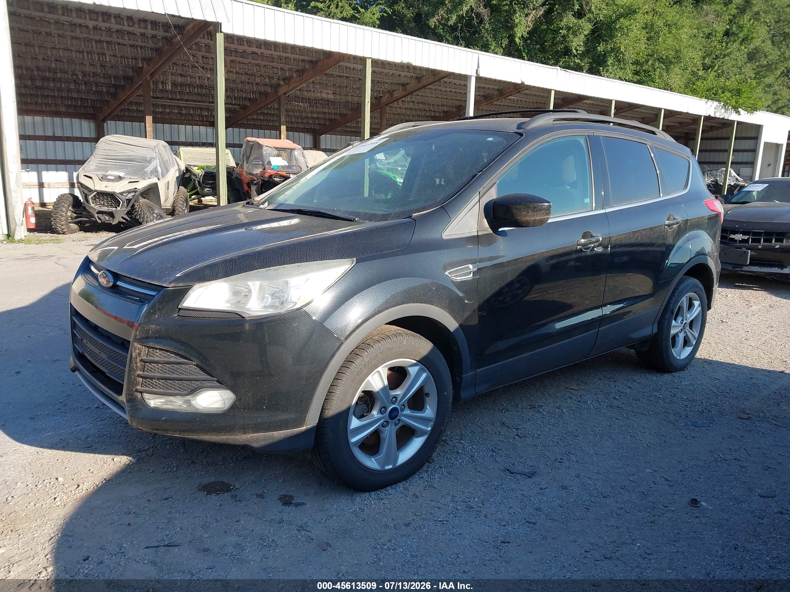 2013 Ford Escape Se Black vin: 1FMCU9GX0DUC45657