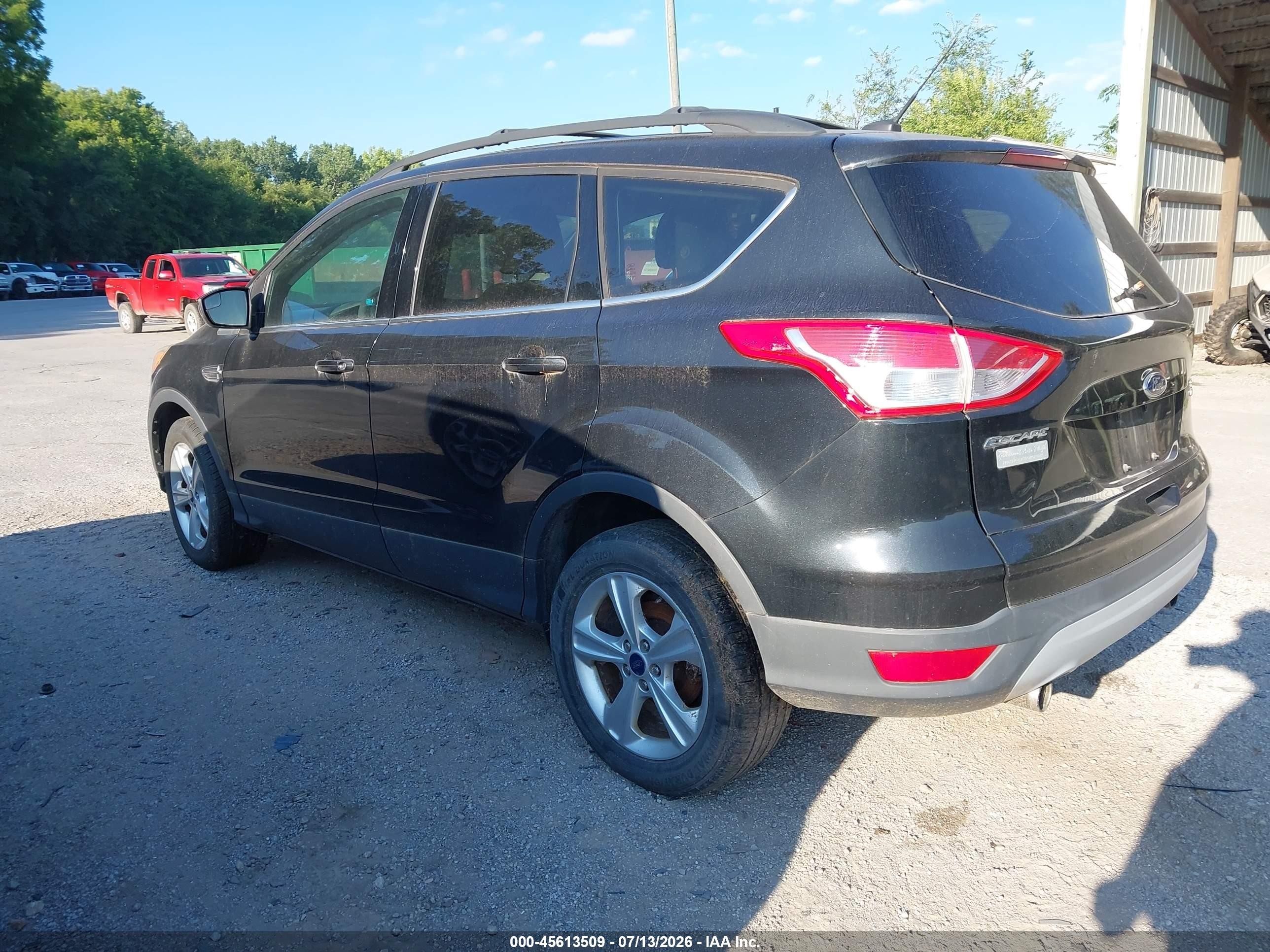 2013 Ford Escape Se Black vin: 1FMCU9GX0DUC45657