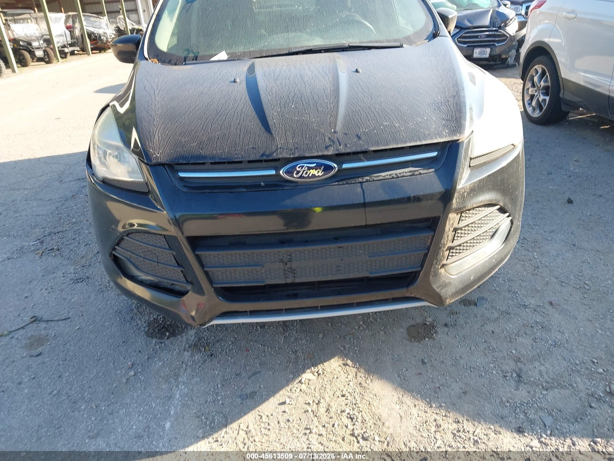 2013 Ford Escape Se Black vin: 1FMCU9GX0DUC45657