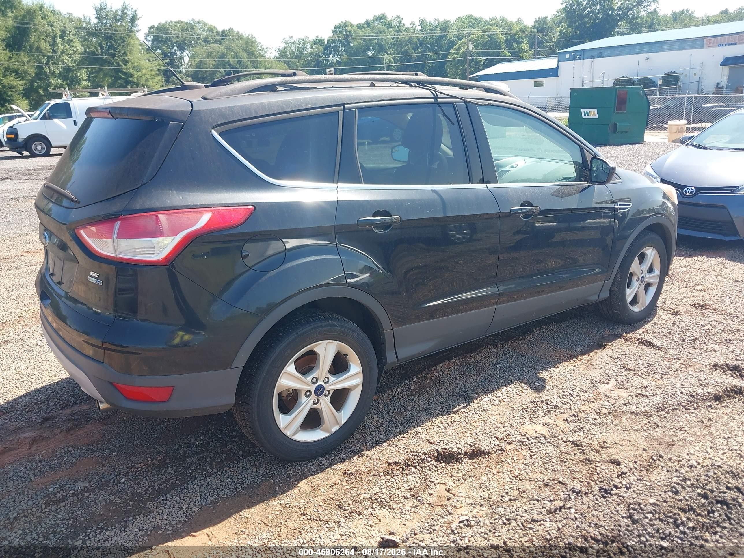 2013 Ford Escape Se Black vin: 1FMCU9GX0DUC57338