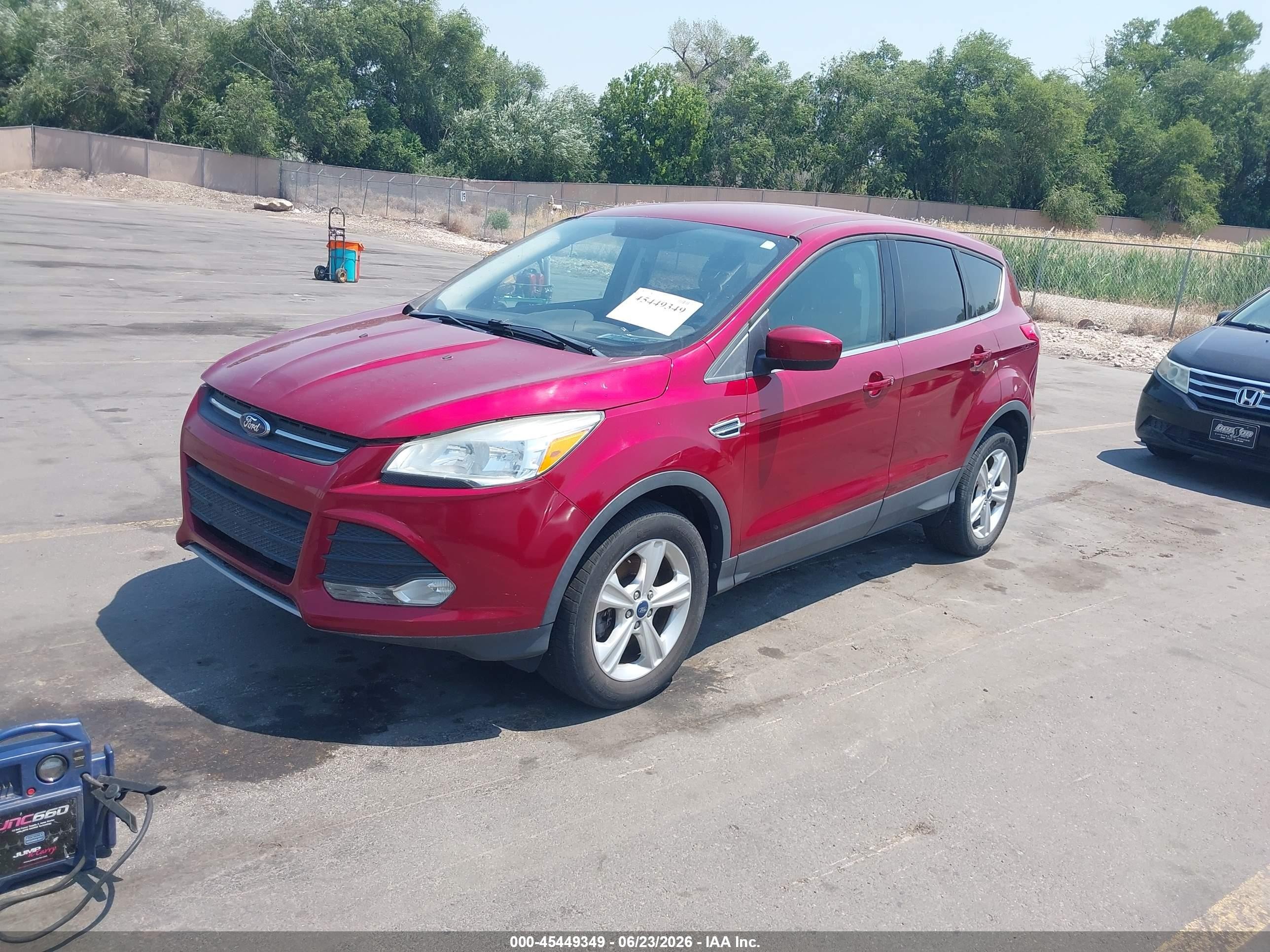 2013 Ford Escape Se Red vin: 1FMCU9GX0DUC60871