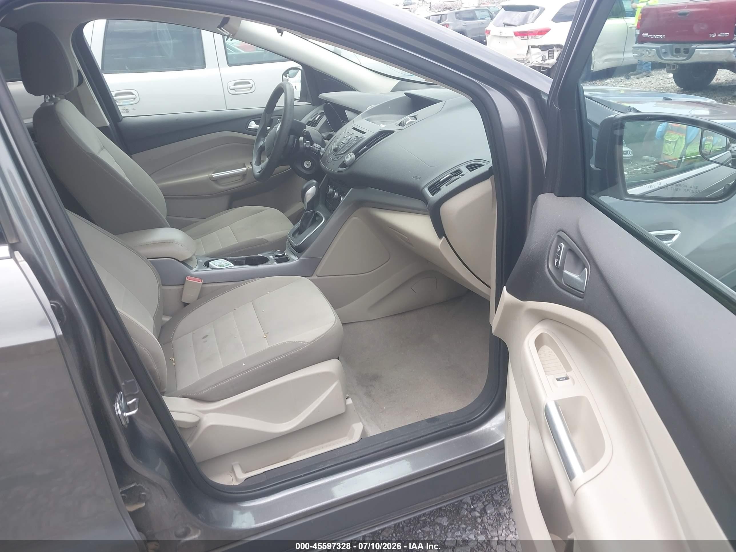 2013 Ford Escape Se Gray vin: 1FMCU9GX0DUC78383