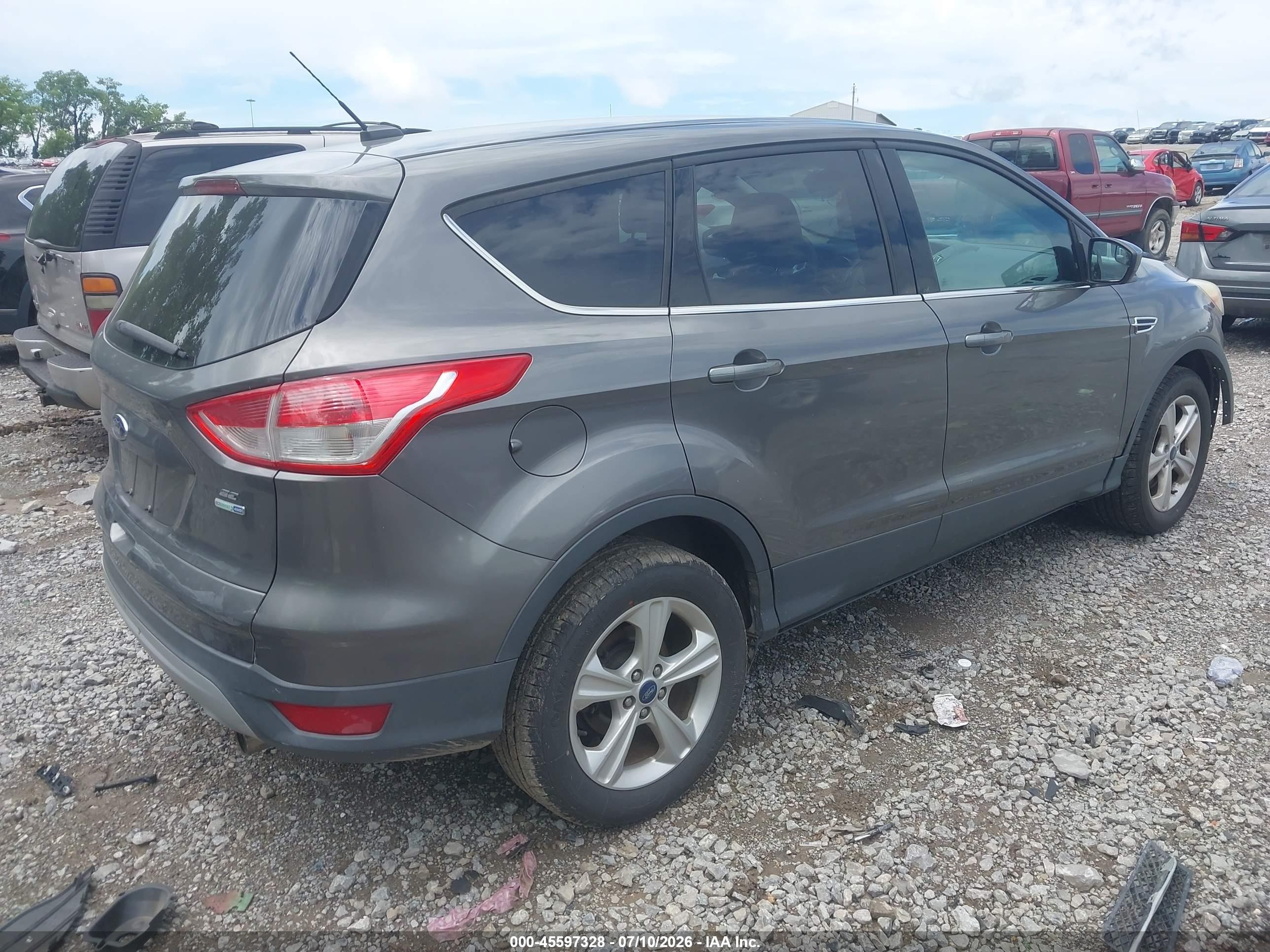 2013 Ford Escape Se Gray vin: 1FMCU9GX0DUC78383