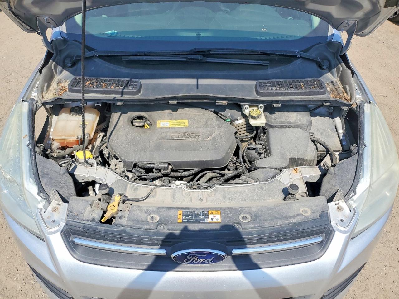 2013 Ford Escape Se Silver vin: 1FMCU9GX0DUD20597
