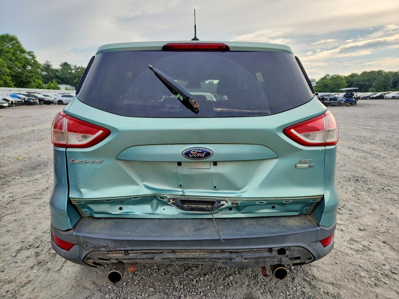 2013 Ford Escape Se Turquoise vin: 1FMCU9GX0DUD30501