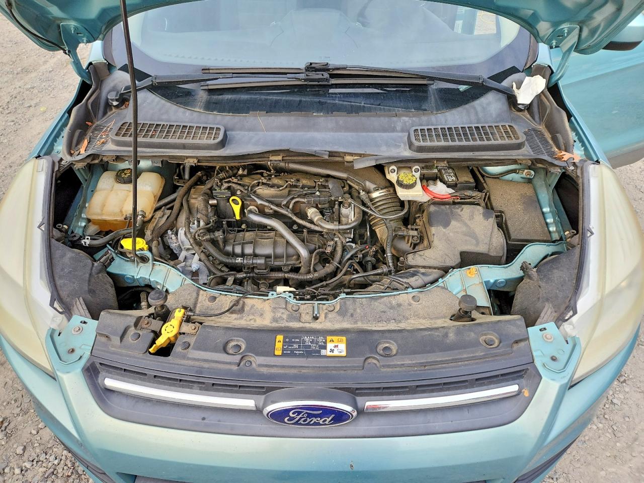 2013 Ford Escape Se Turquoise vin: 1FMCU9GX0DUD30501