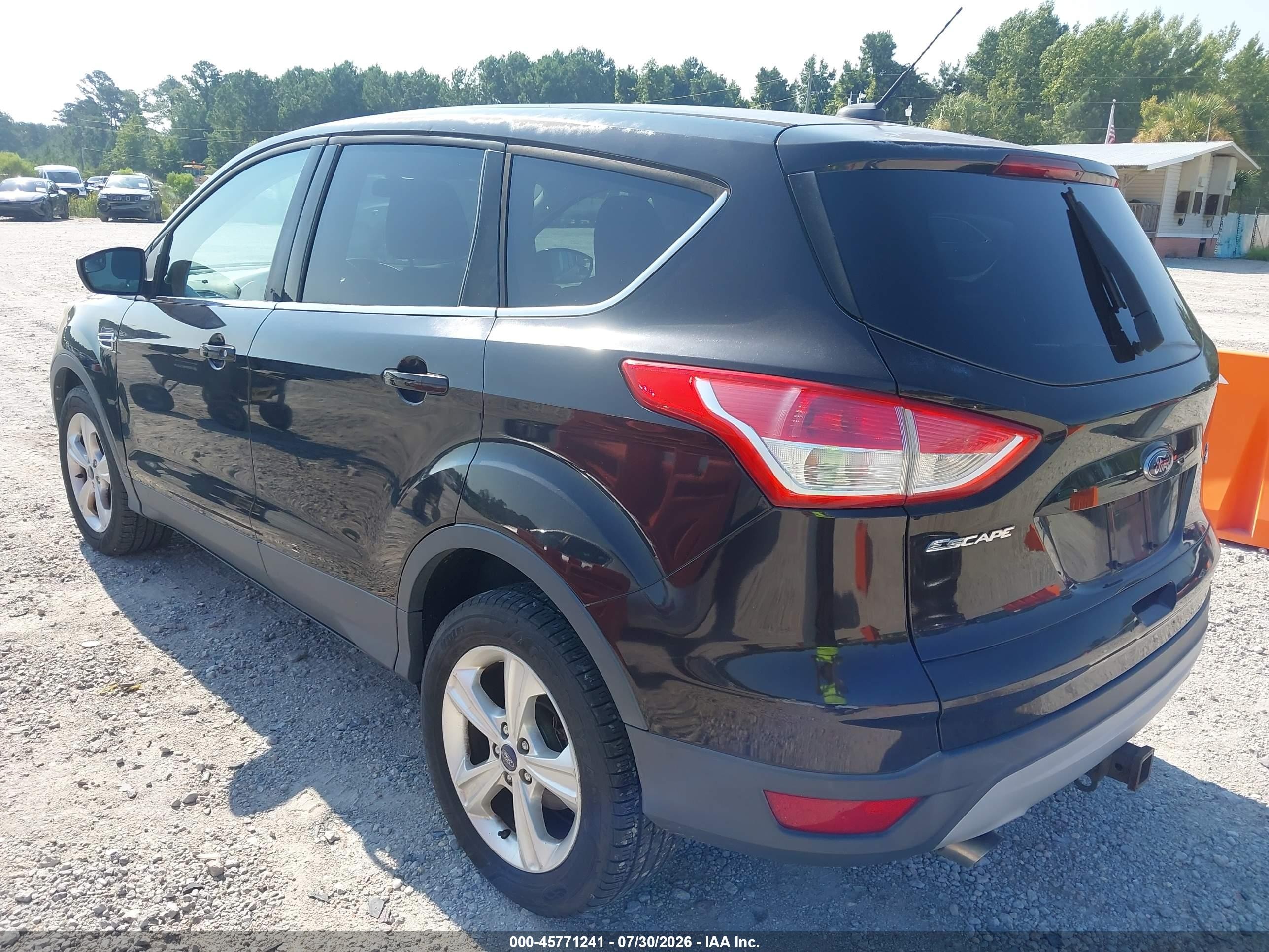 2013 Ford Escape Se Black vin: 1FMCU9GX0DUD39988