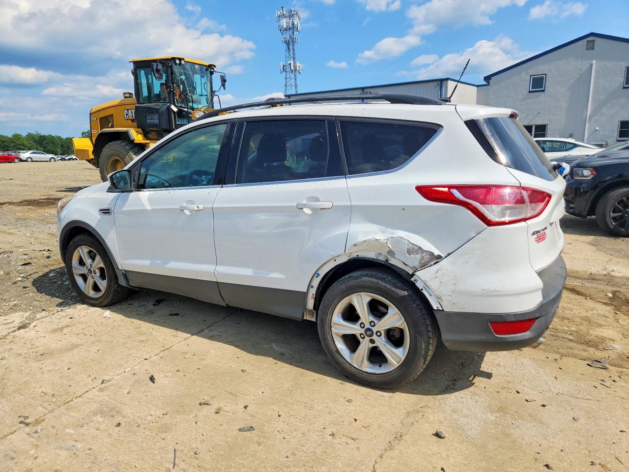 2013 Ford Escape S Fwd White vin: 1FMCU9GX0DUD62347