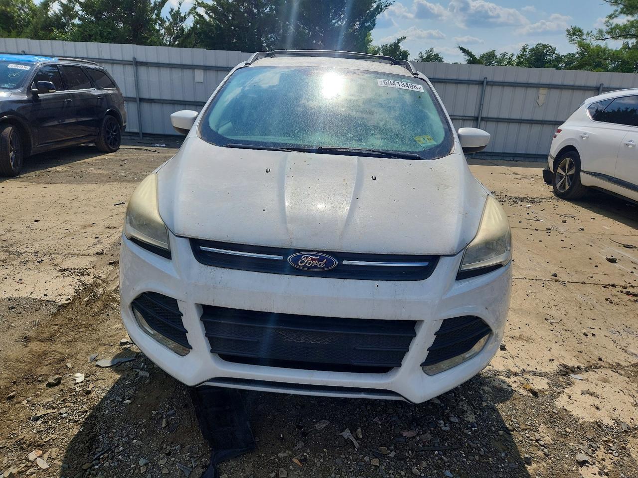 2013 Ford Escape S Fwd White vin: 1FMCU9GX0DUD62347