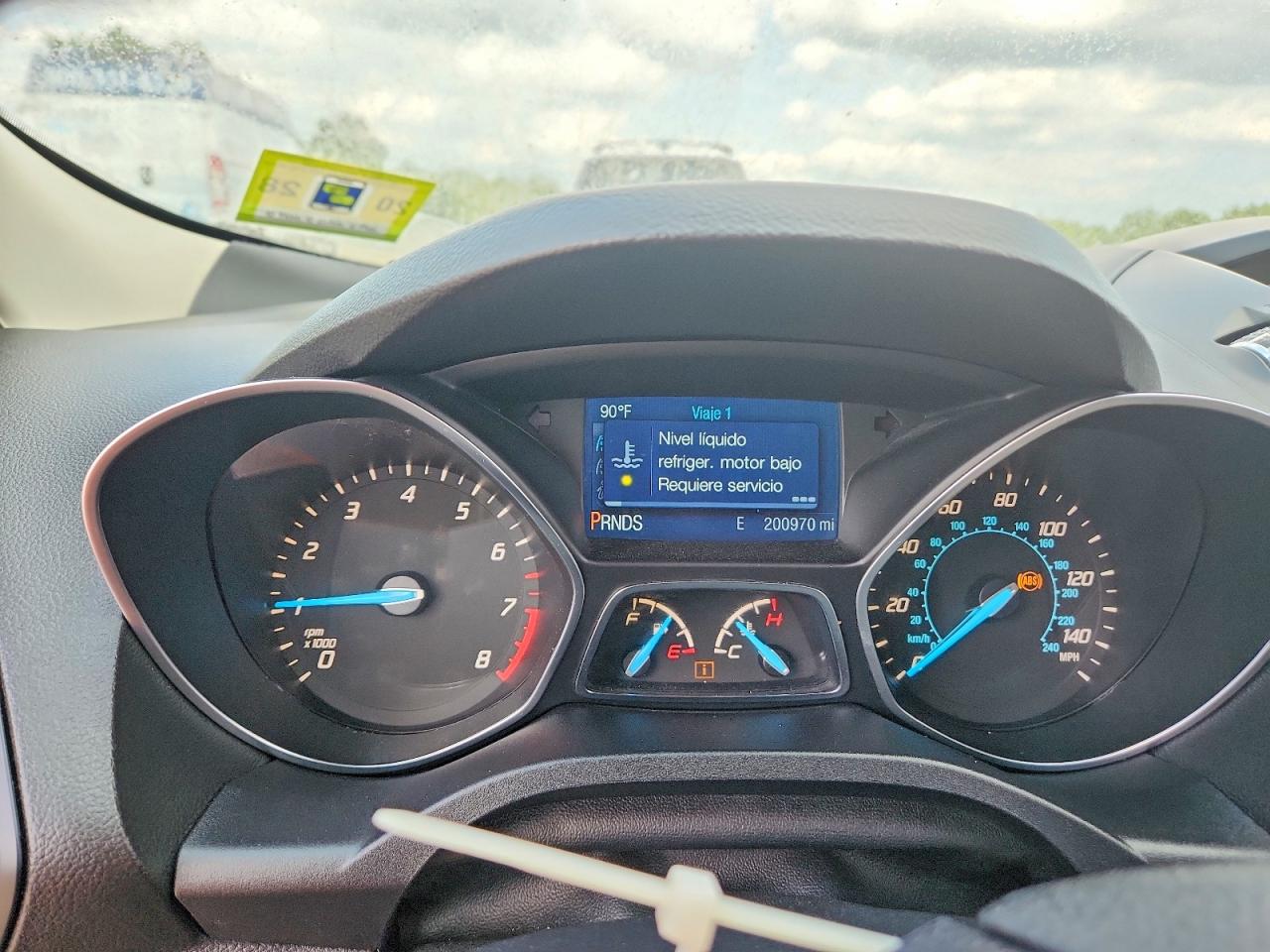 2013 Ford Escape S Fwd White vin: 1FMCU9GX0DUD62347