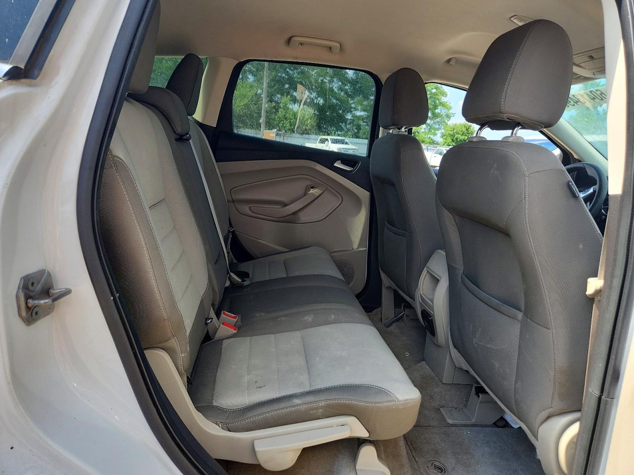 2013 Ford Escape S Fwd White vin: 1FMCU9GX0DUD62347